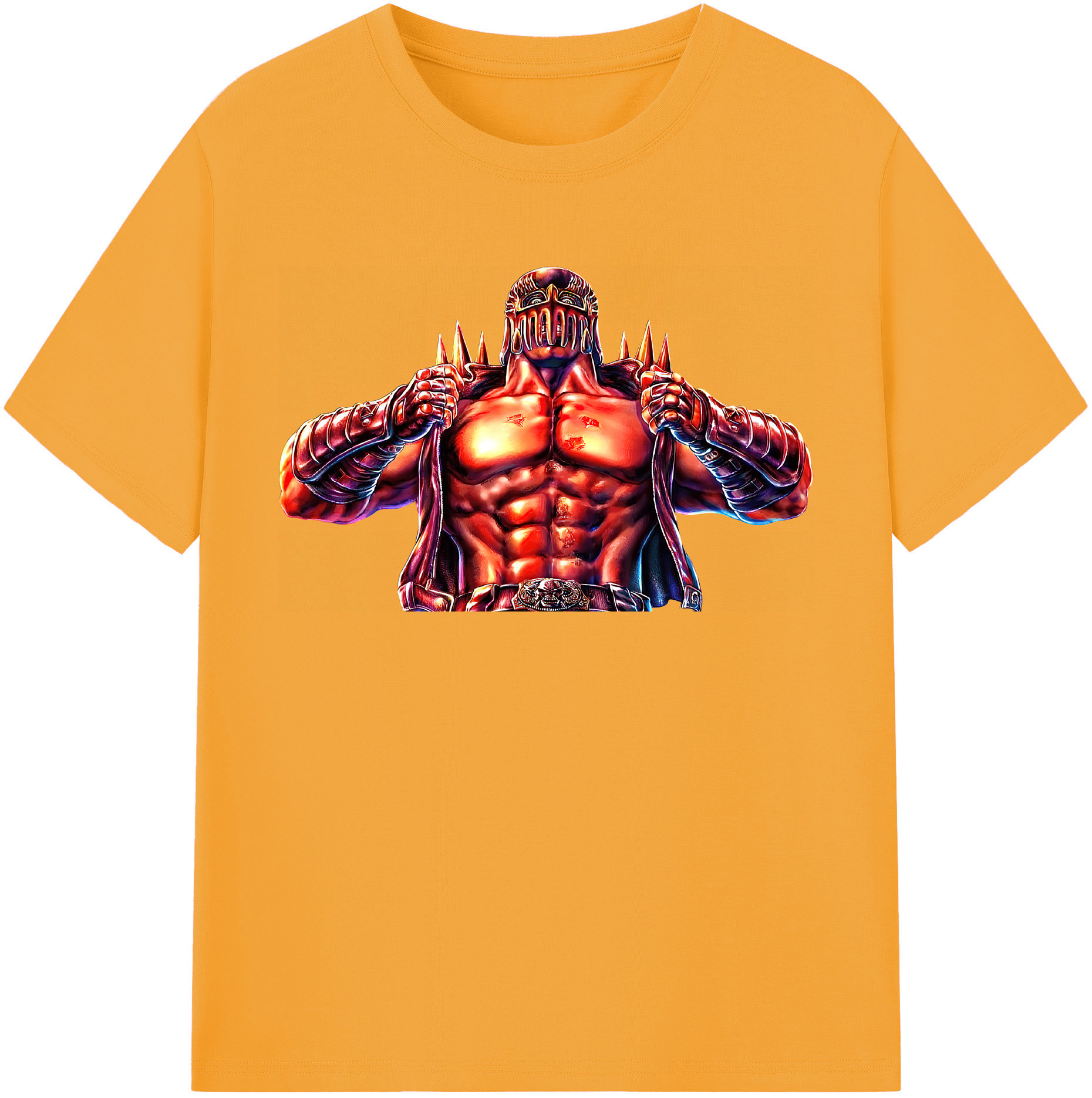 （画像用） 北斗の拳 Fist of the North Star 綿100％半袖Tシャツ（フロントプリント）