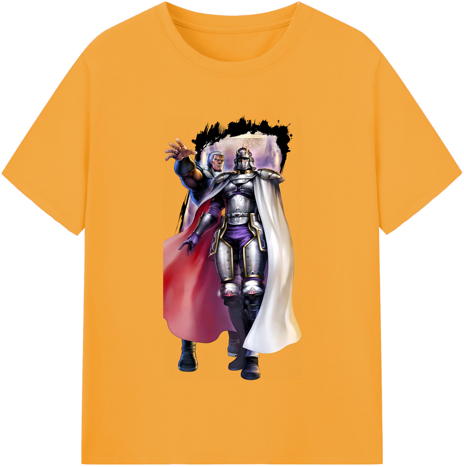 （画像用） 北斗の拳 Fist of the North Star 綿100％半袖Tシャツ（フロントプリント）