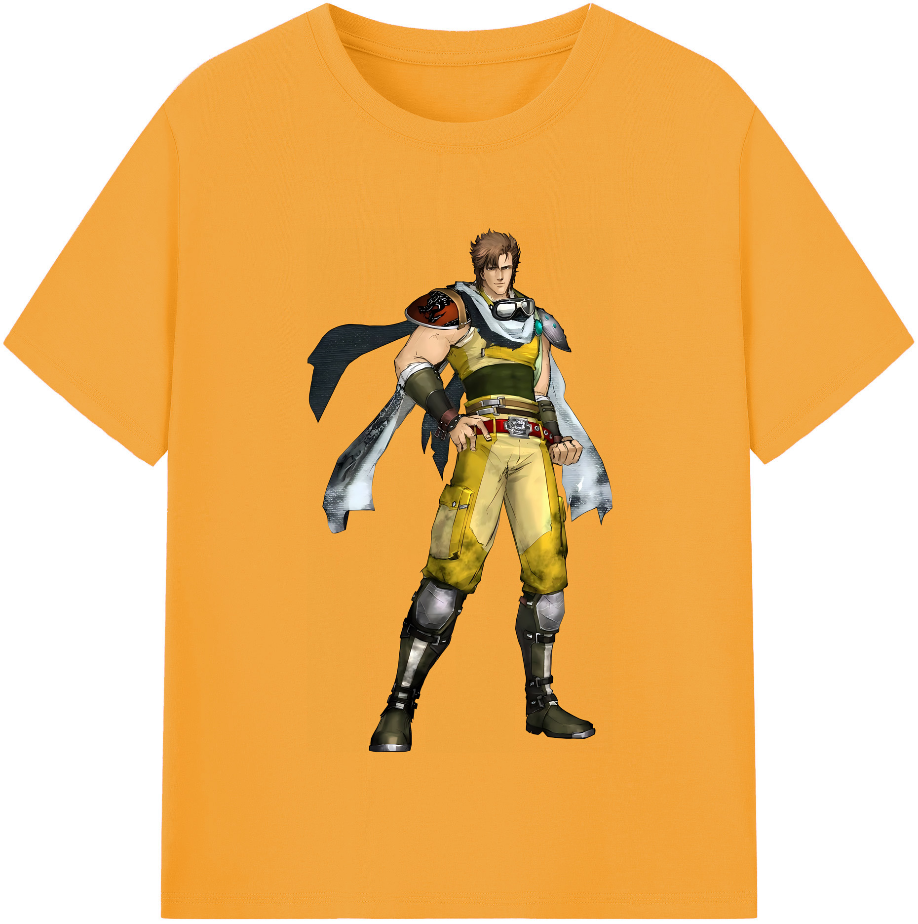 （画像用） 北斗の拳 Fist of the North Star 綿100％半袖Tシャツ（フロントプリント）