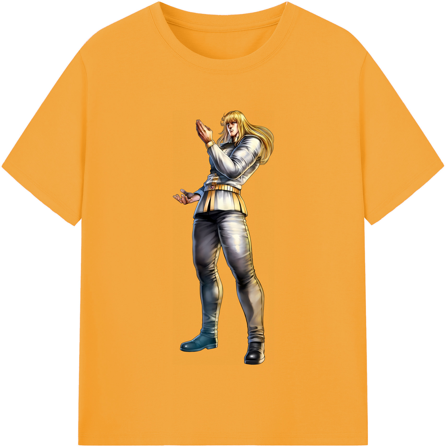 （画像用） 北斗の拳 Fist of the North Star 綿100％半袖Tシャツ（フロントプリント）