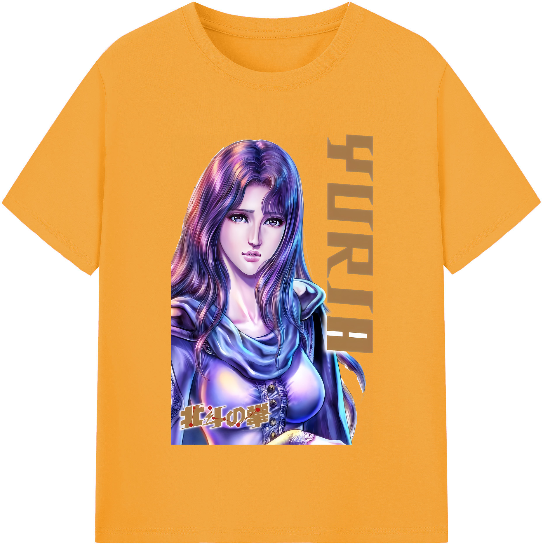（画像用） 北斗の拳 Fist of the North Star 綿100％半袖Tシャツ（フロントプリント）