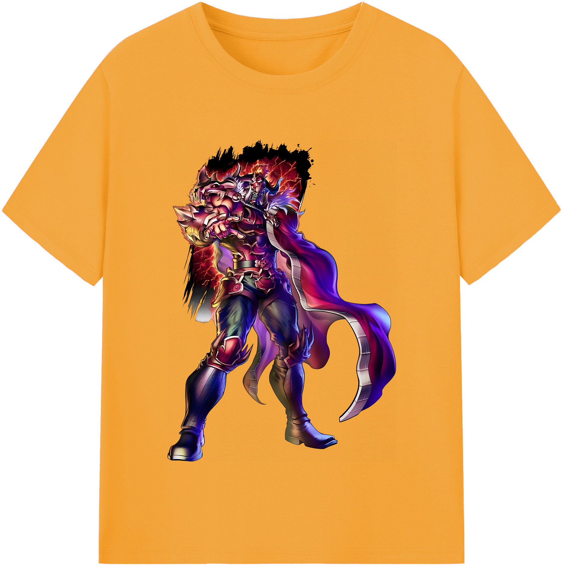 （画像用） 北斗の拳 Fist of the North Star 綿100％半袖Tシャツ（フロントプリント）