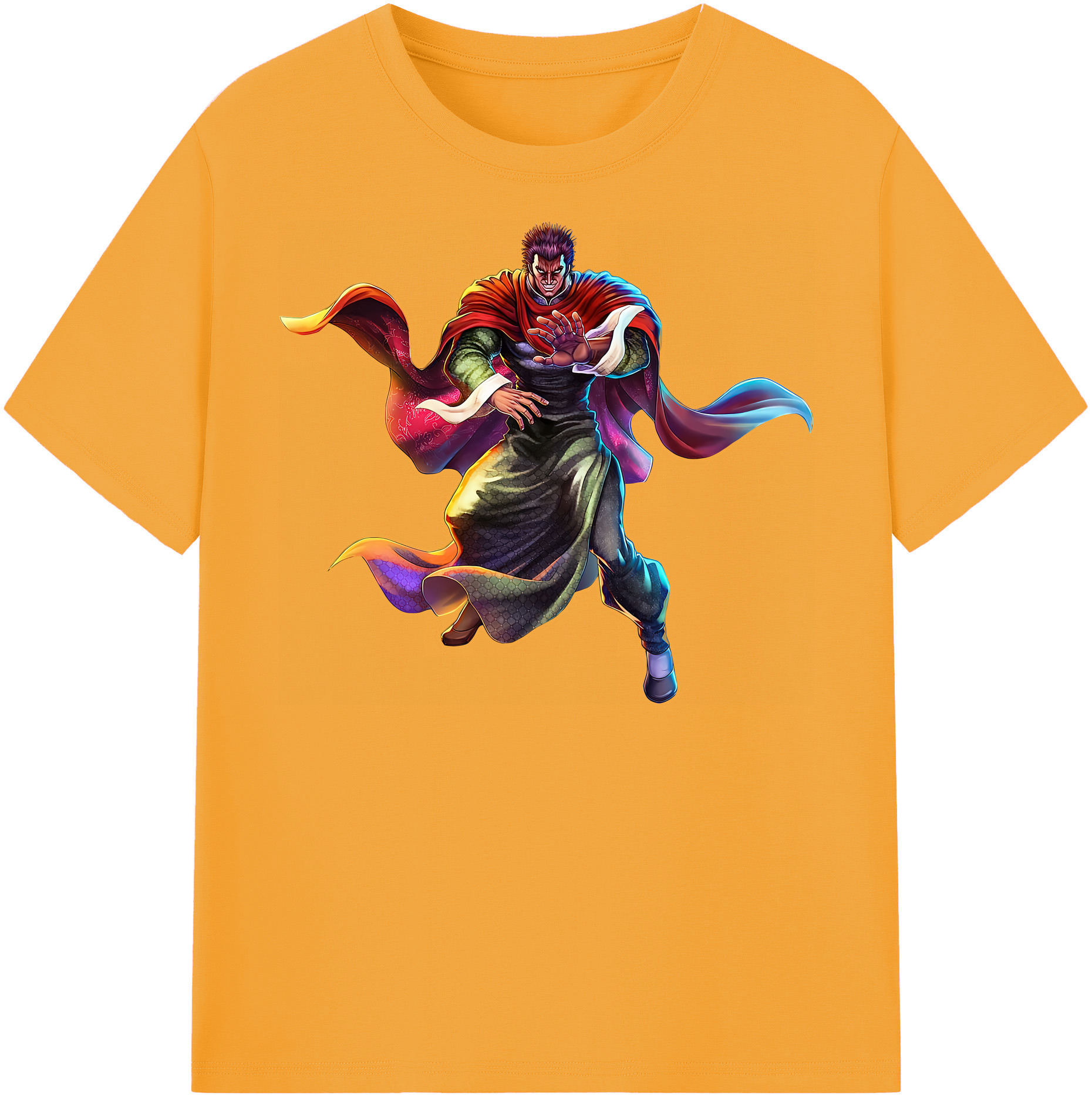 （画像用） 北斗の拳 Fist of the North Star 綿100％半袖Tシャツ（フロントプリント）
