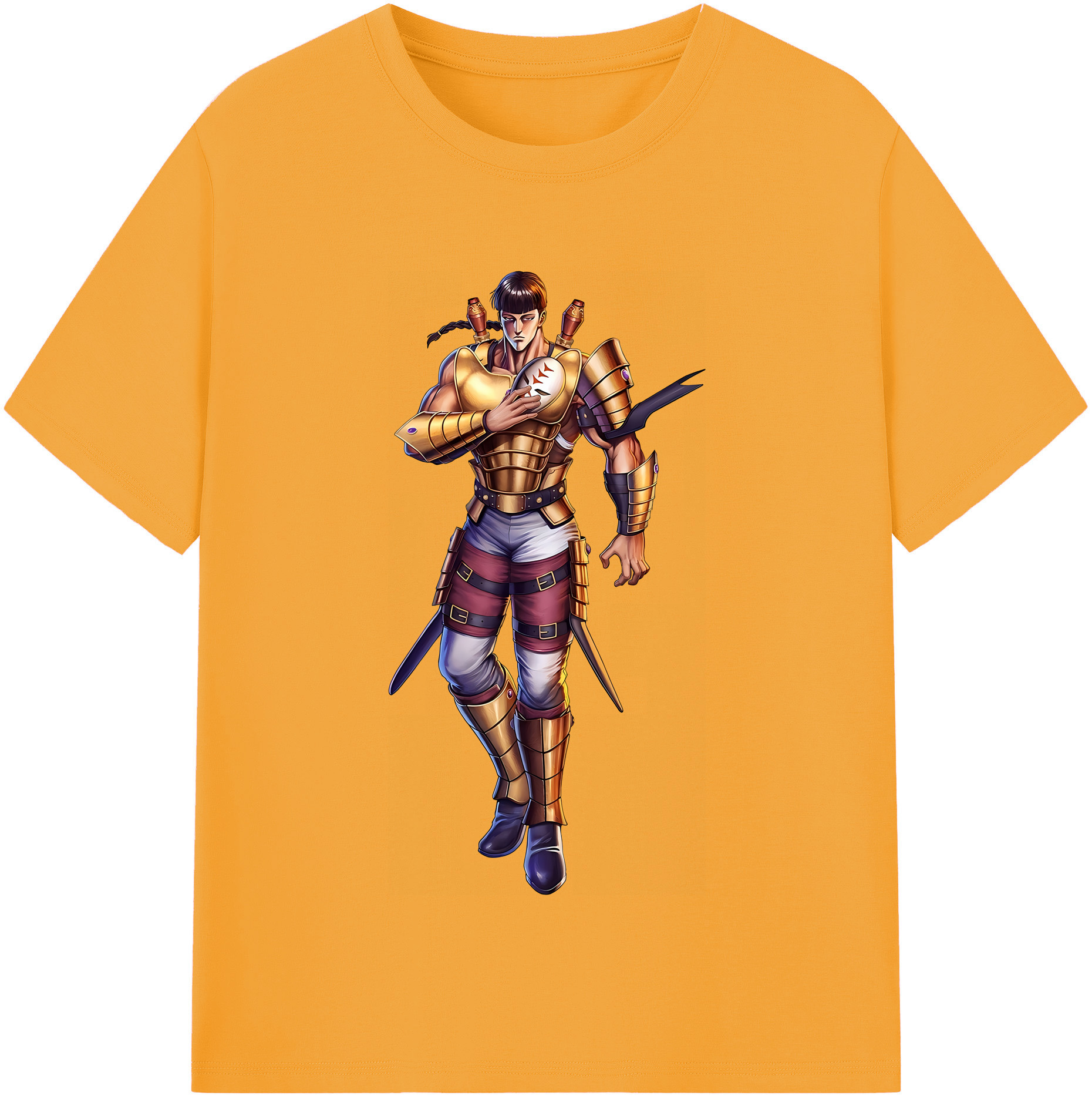 （画像用） 北斗の拳 Fist of the North Star 綿100％半袖Tシャツ（フロントプリント）