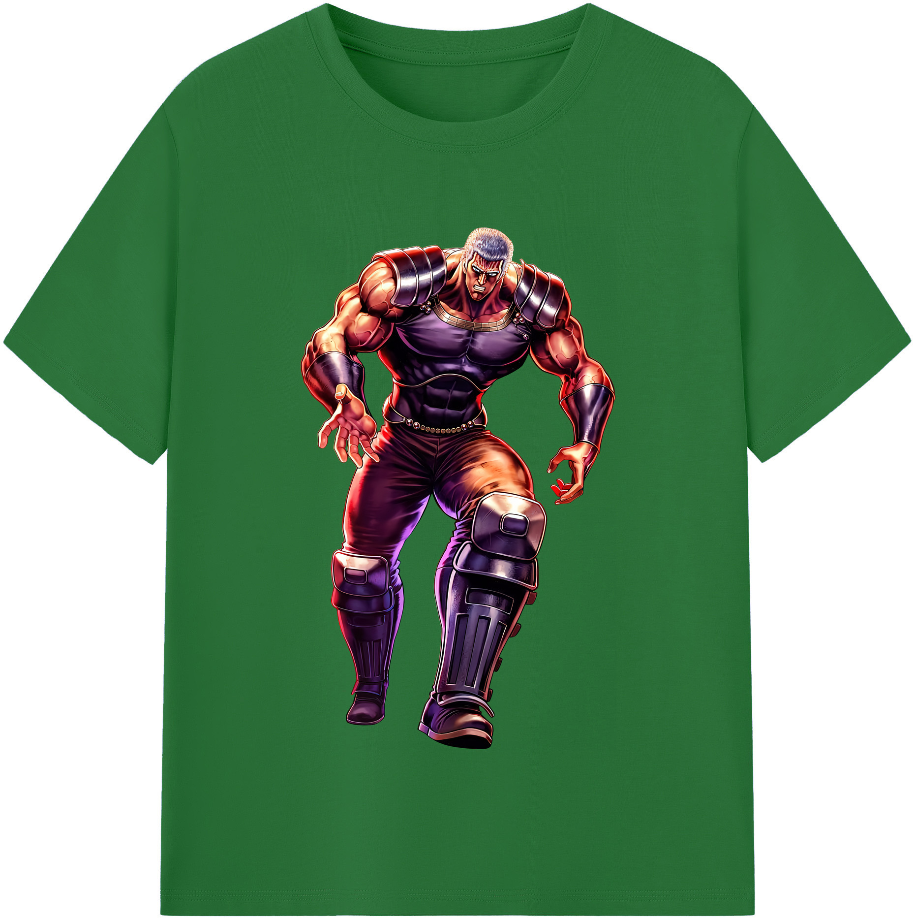 （画像用） 北斗の拳 Fist of the North Star 綿100％半袖Tシャツ（フロントプリント）