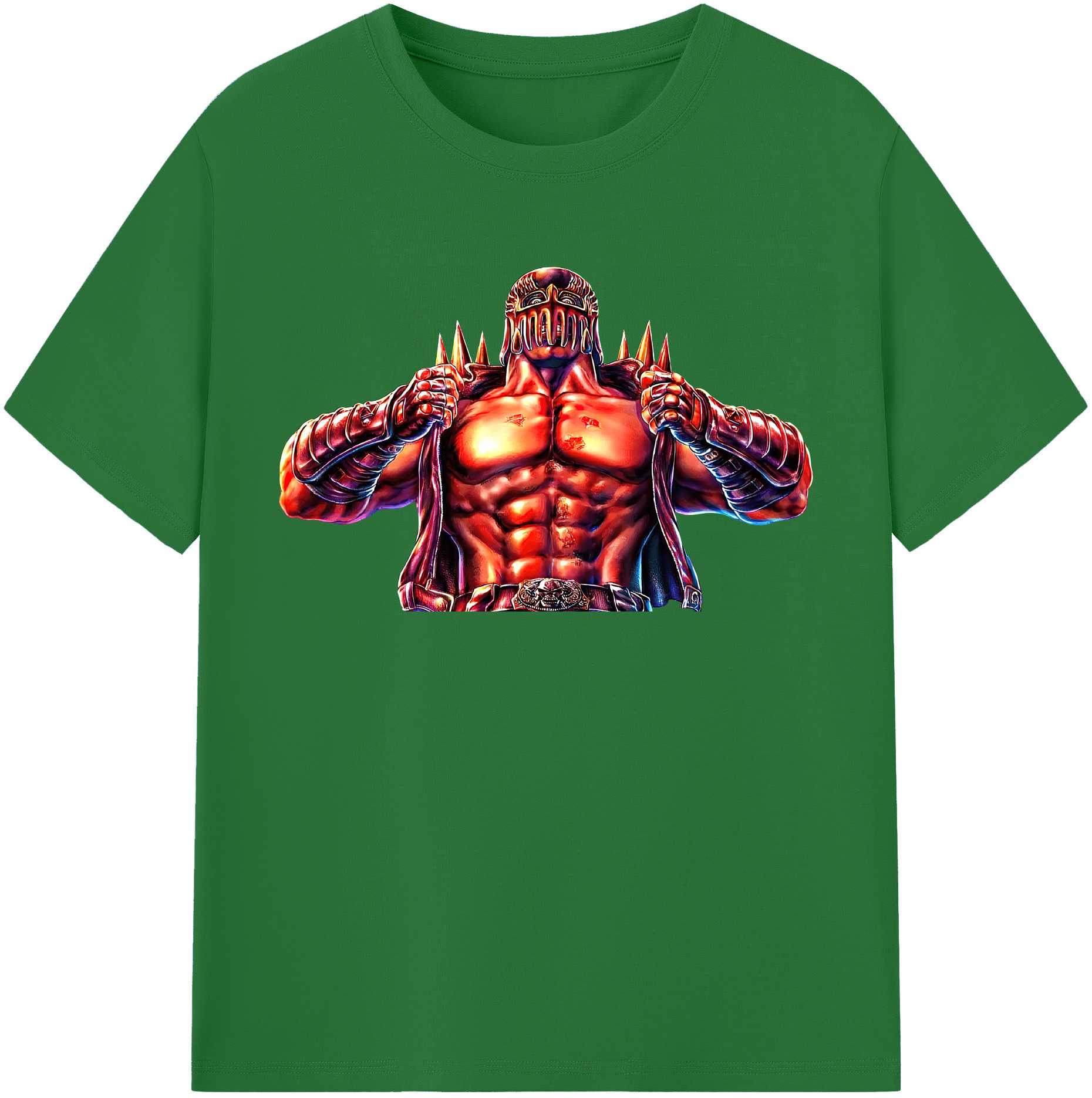 （画像用） 北斗の拳 Fist of the North Star 綿100％半袖Tシャツ（フロントプリント）