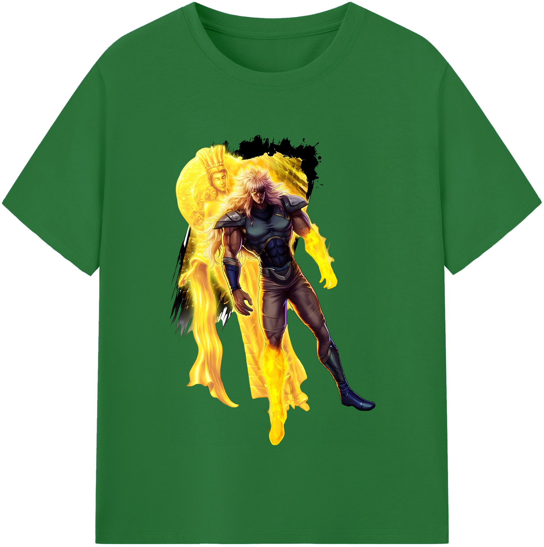 （画像用） 北斗の拳 Fist of the North Star 綿100％半袖Tシャツ（フロントプリント）