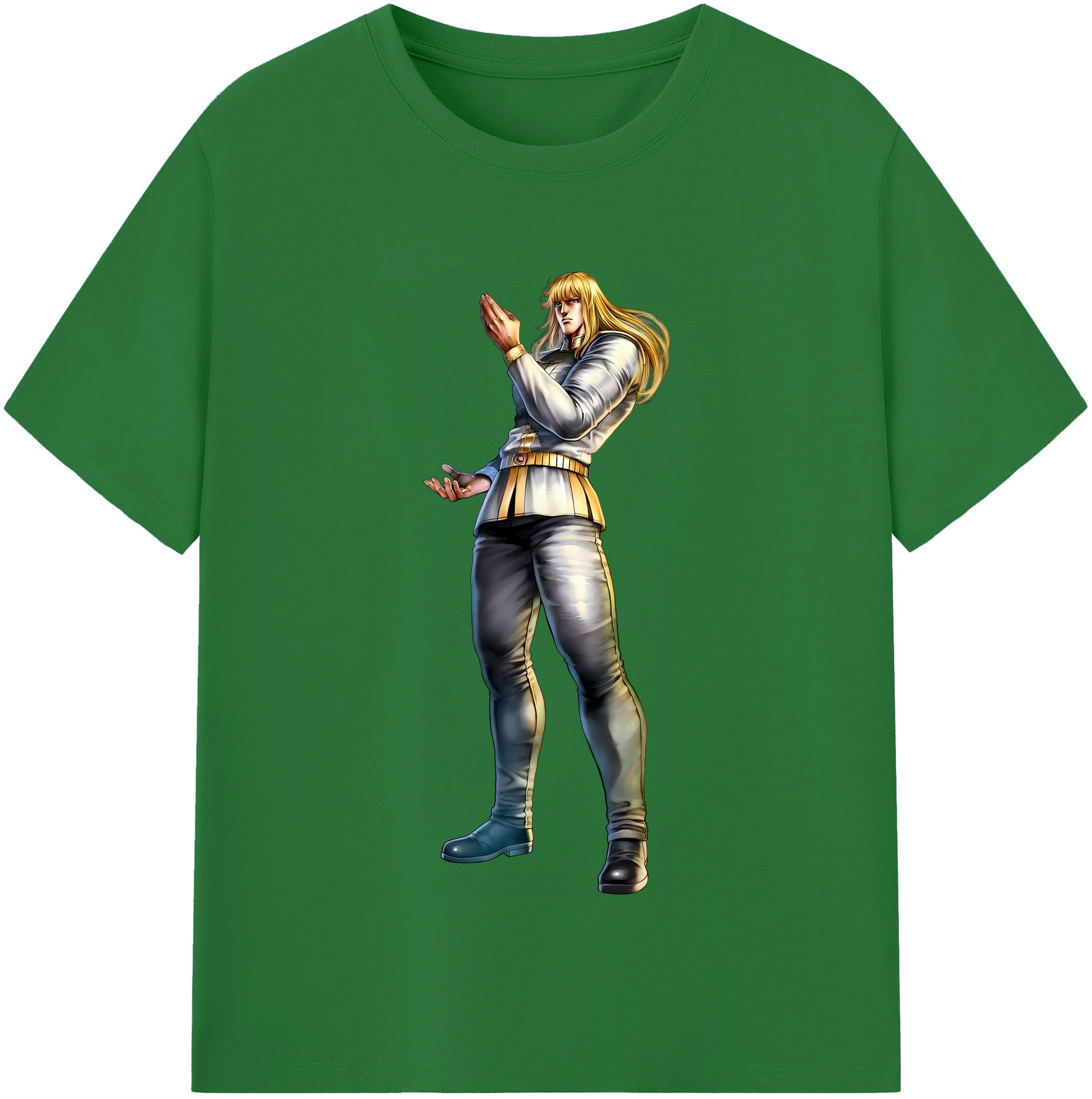 （画像用） 北斗の拳 Fist of the North Star 綿100％半袖Tシャツ（フロントプリント）