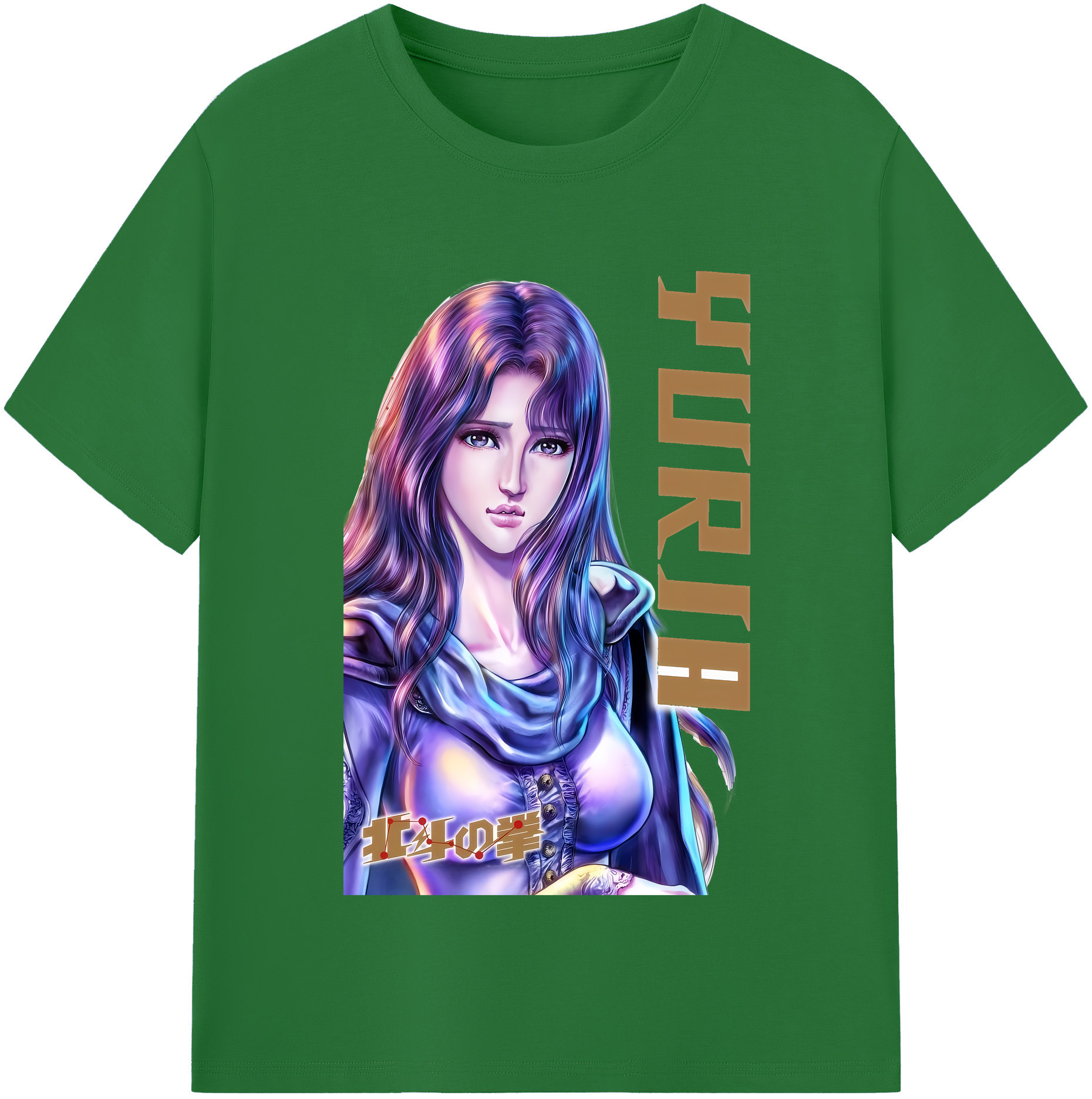 （画像用） 北斗の拳 Fist of the North Star 綿100％半袖Tシャツ（フロントプリント）