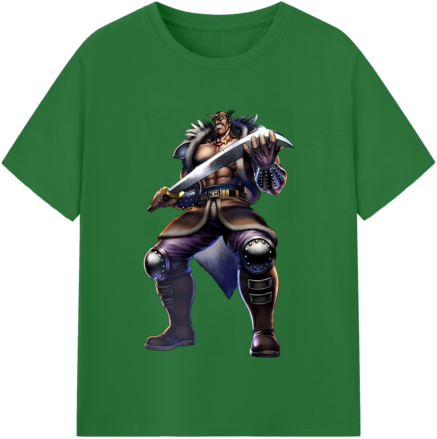 （画像用） 北斗の拳 Fist of the North Star 綿100％半袖Tシャツ（フロントプリント）