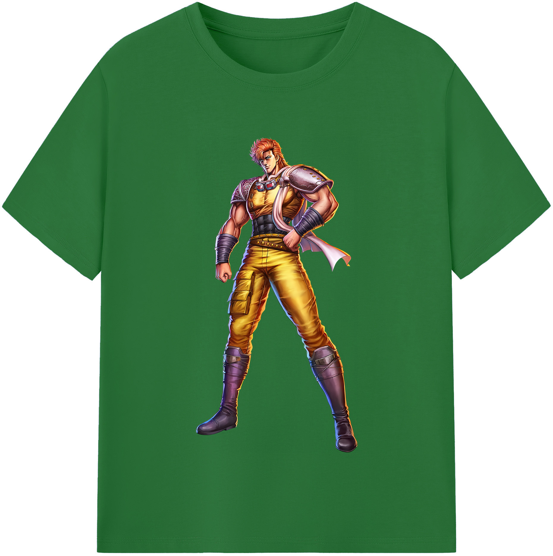 （画像用） 北斗の拳 Fist of the North Star 綿100％半袖Tシャツ（フロントプリント）