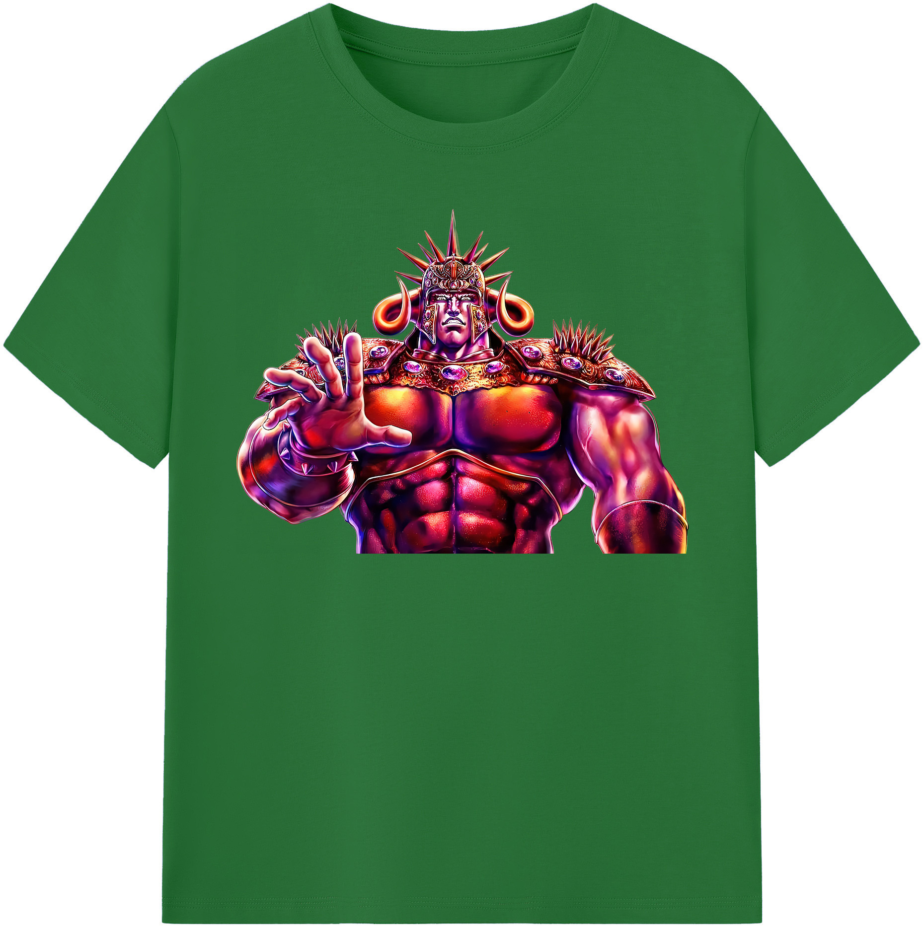 （画像用） 北斗の拳 Fist of the North Star 綿100％半袖Tシャツ（フロントプリント）