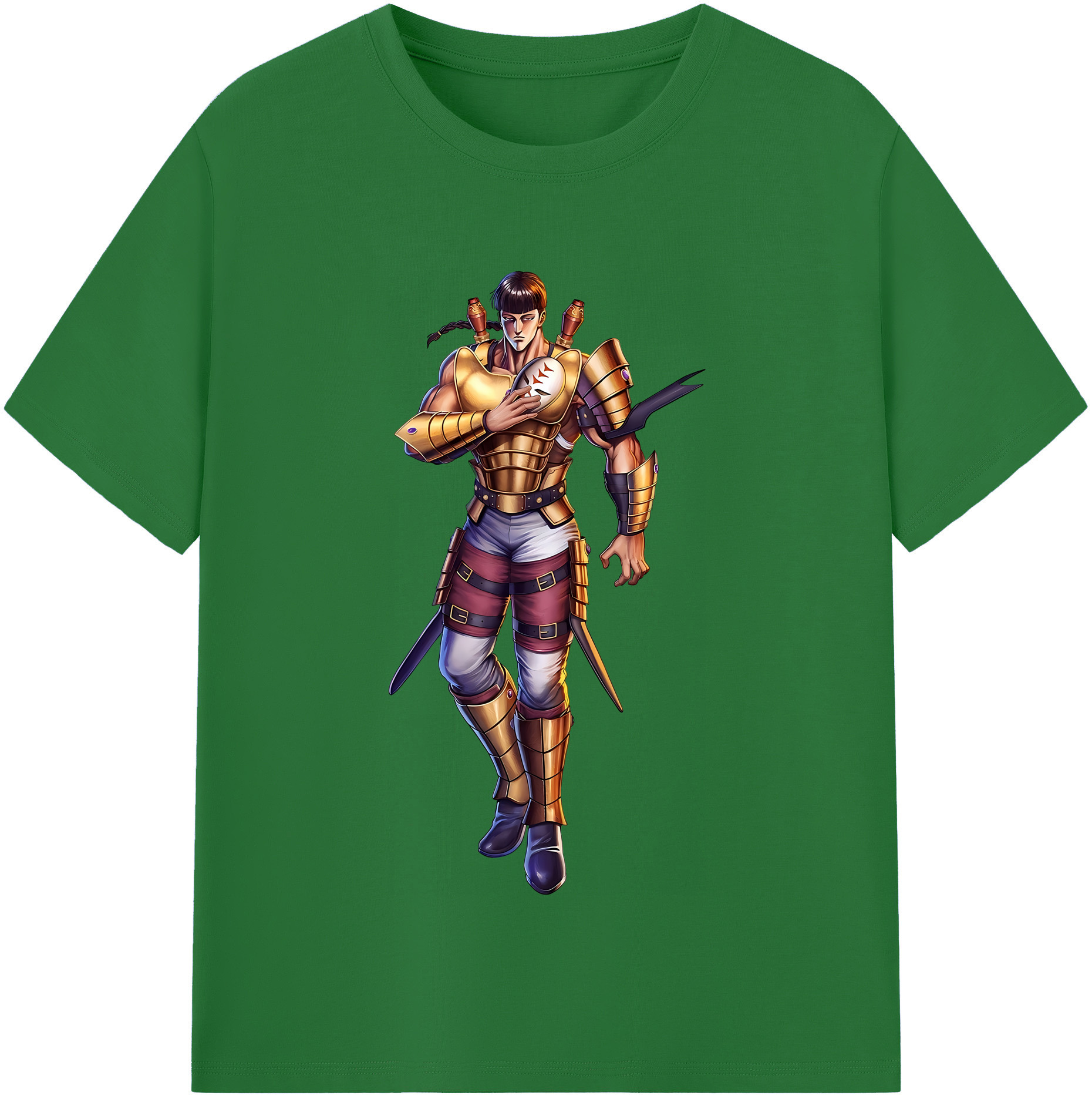 （画像用） 北斗の拳 Fist of the North Star 綿100％半袖Tシャツ（フロントプリント）