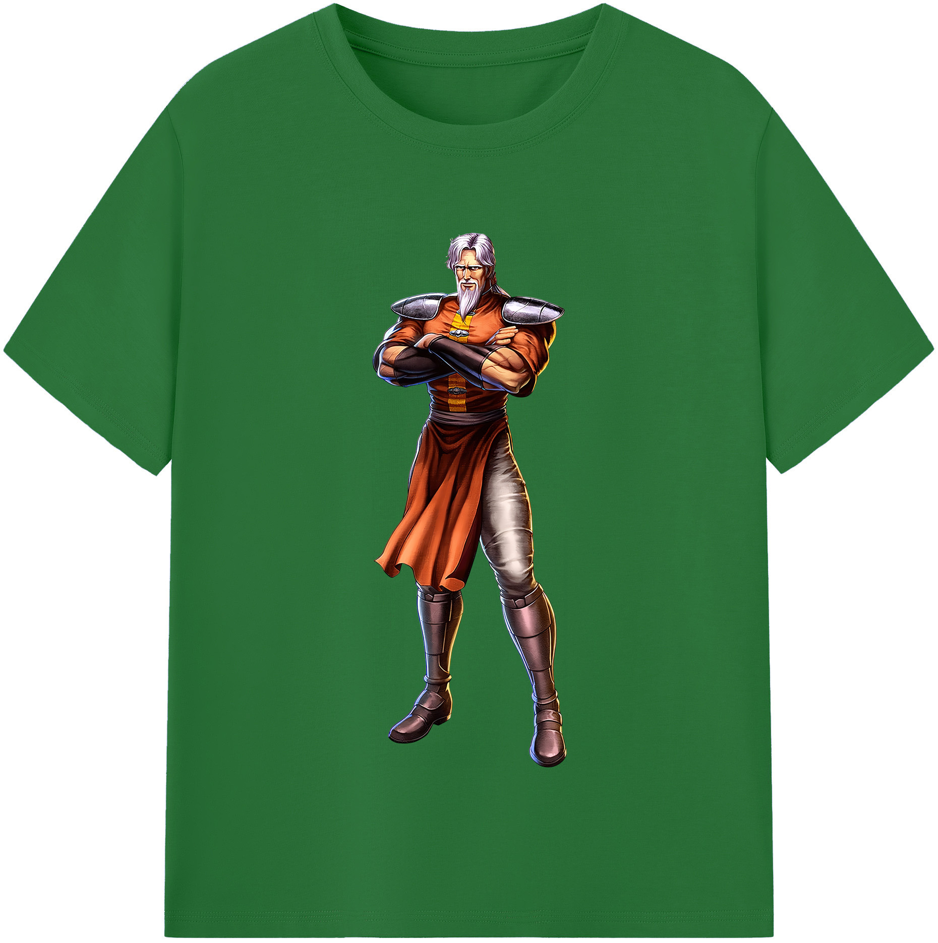 （画像用） 北斗の拳 Fist of the North Star 綿100％半袖Tシャツ（フロントプリント）