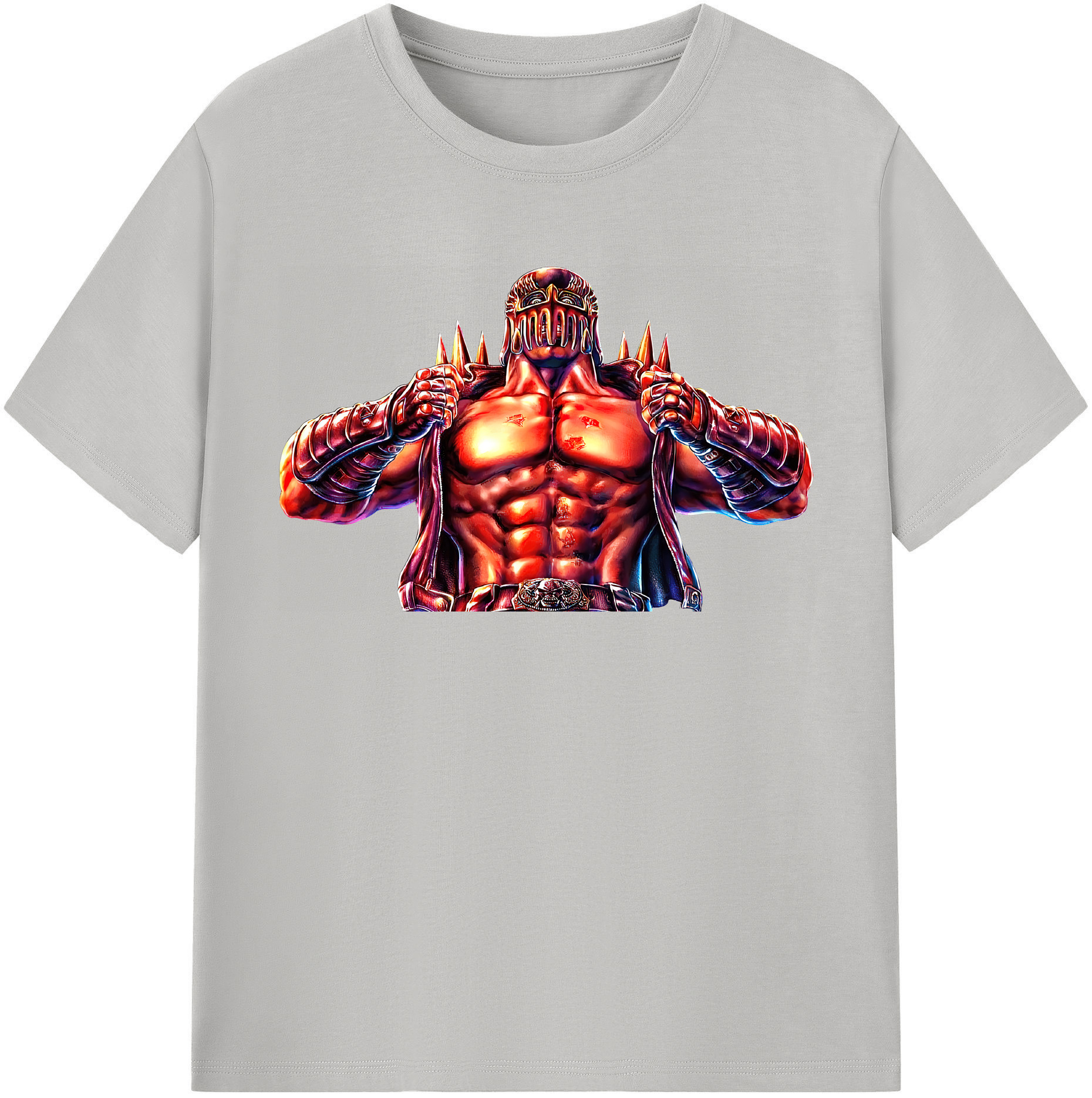 （画像用） 北斗の拳 Fist of the North Star 綿100％半袖Tシャツ（フロントプリント）