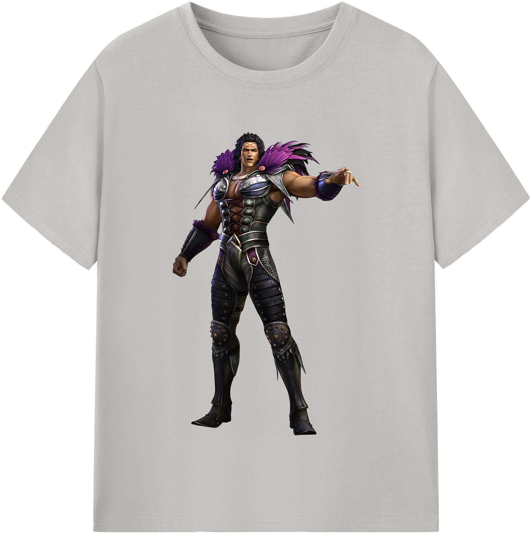 （画像用） 北斗の拳 Fist of the North Star 綿100％半袖Tシャツ（フロントプリント）
