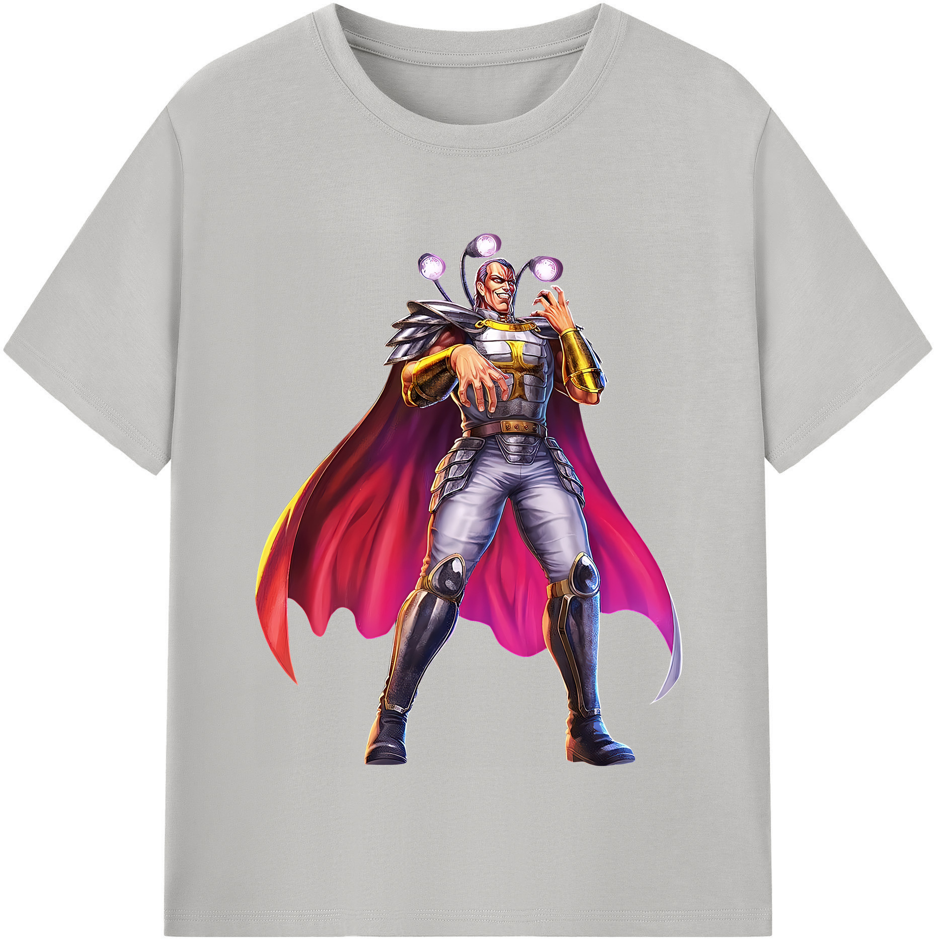 （画像用） 北斗の拳 Fist of the North Star 綿100％半袖Tシャツ（フロントプリント）