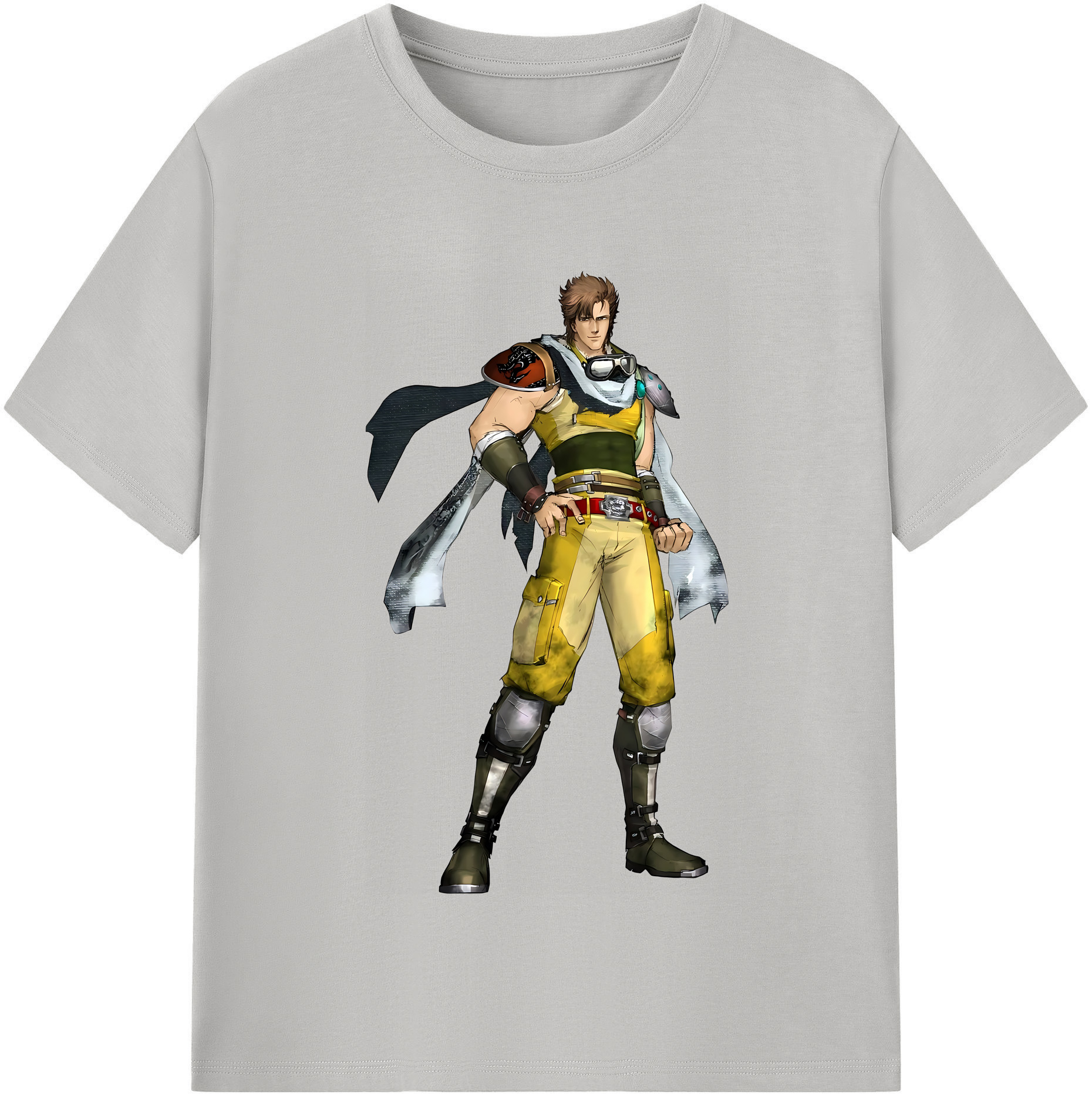 （画像用） 北斗の拳 Fist of the North Star 綿100％半袖Tシャツ（フロントプリント）