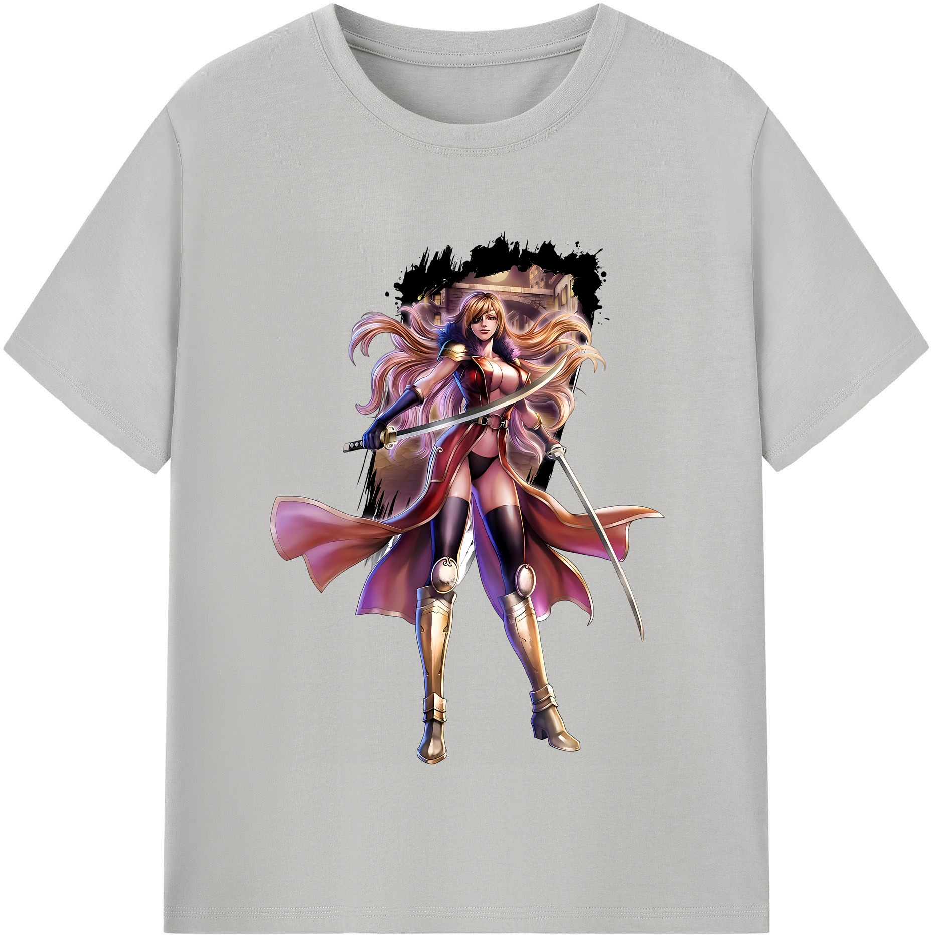 （画像用） 北斗の拳 Fist of the North Star 綿100％半袖Tシャツ（フロントプリント）