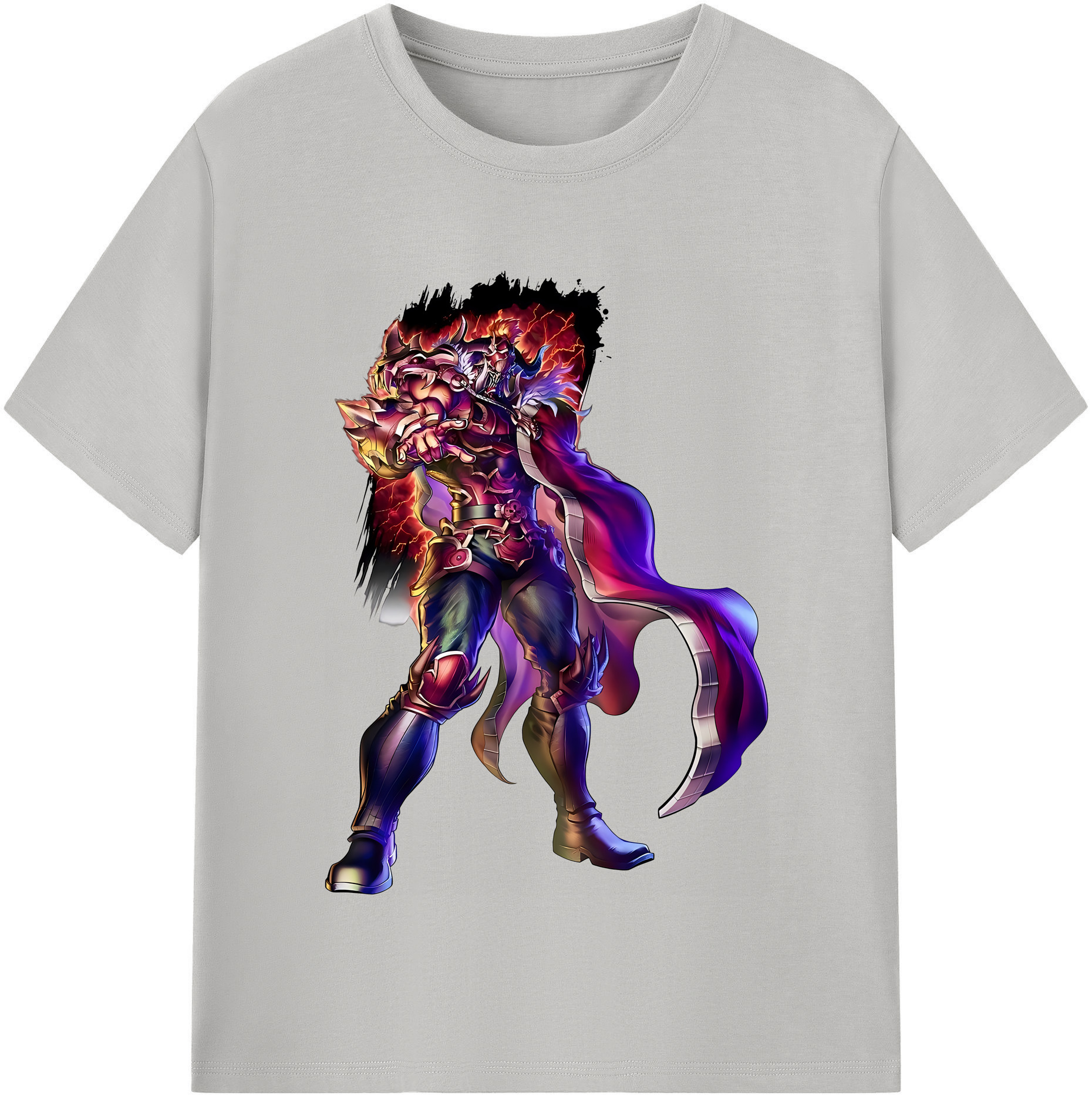 （画像用） 北斗の拳 Fist of the North Star 綿100％半袖Tシャツ（フロントプリント）