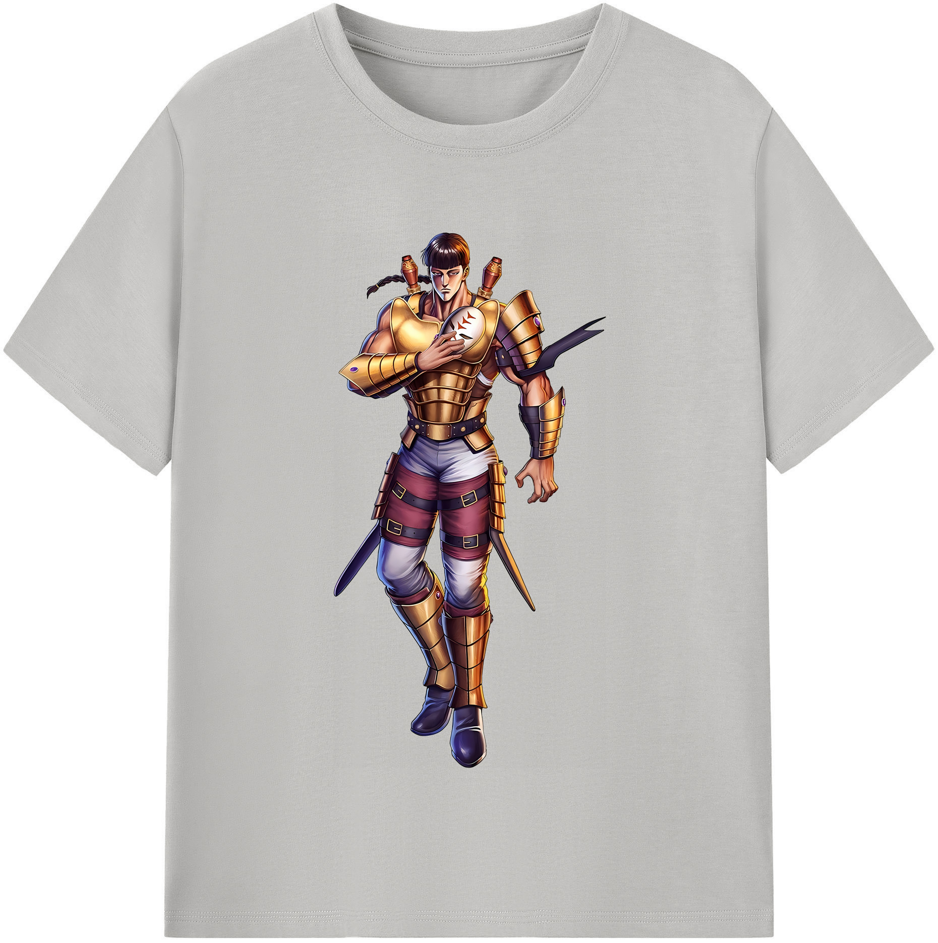 （画像用） 北斗の拳 Fist of the North Star 綿100％半袖Tシャツ（フロントプリント）