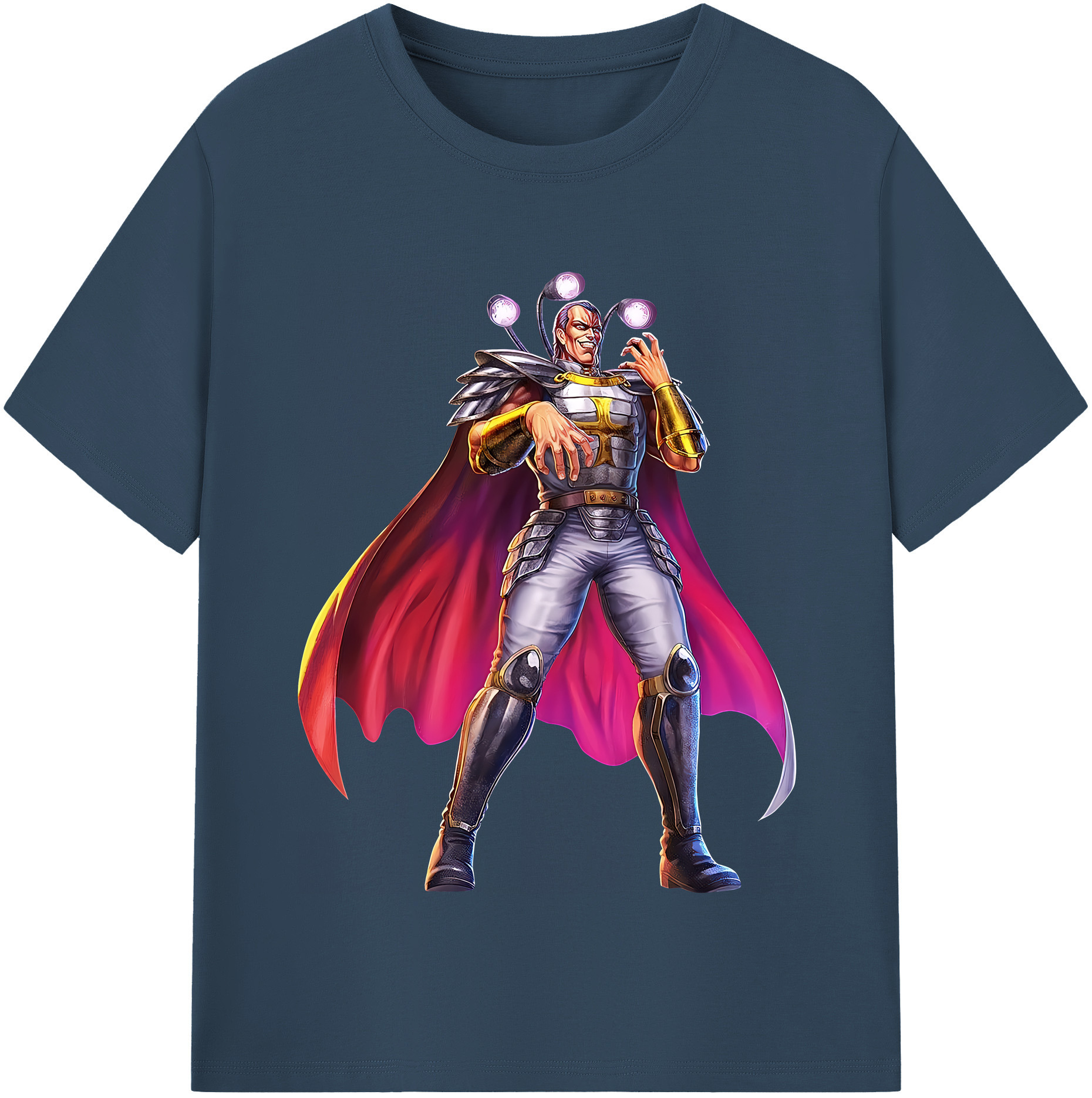 （画像用） 北斗の拳 Fist of the North Star 綿100％半袖Tシャツ（フロントプリント）