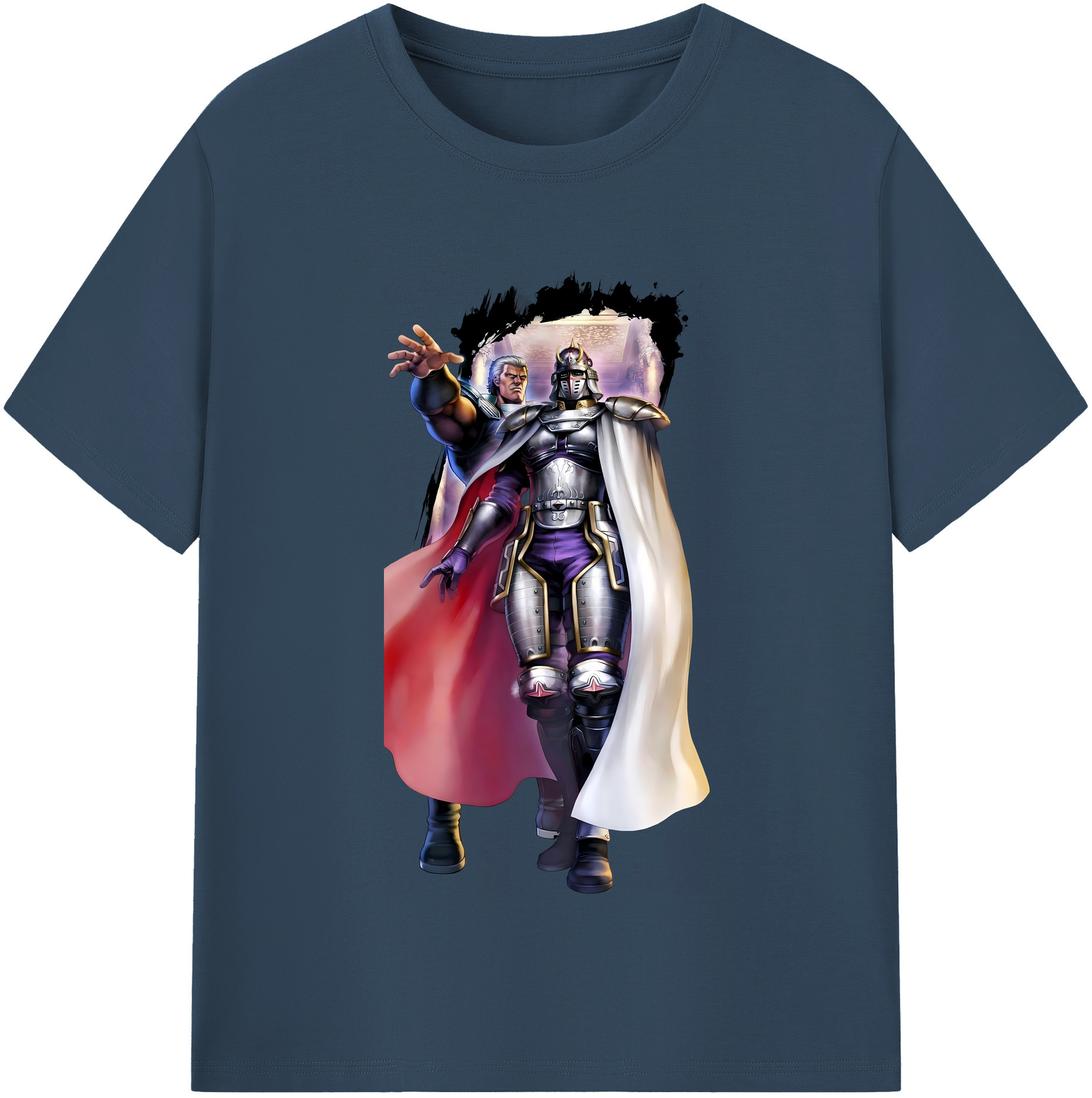 （画像用） 北斗の拳 Fist of the North Star 綿100％半袖Tシャツ（フロントプリント）