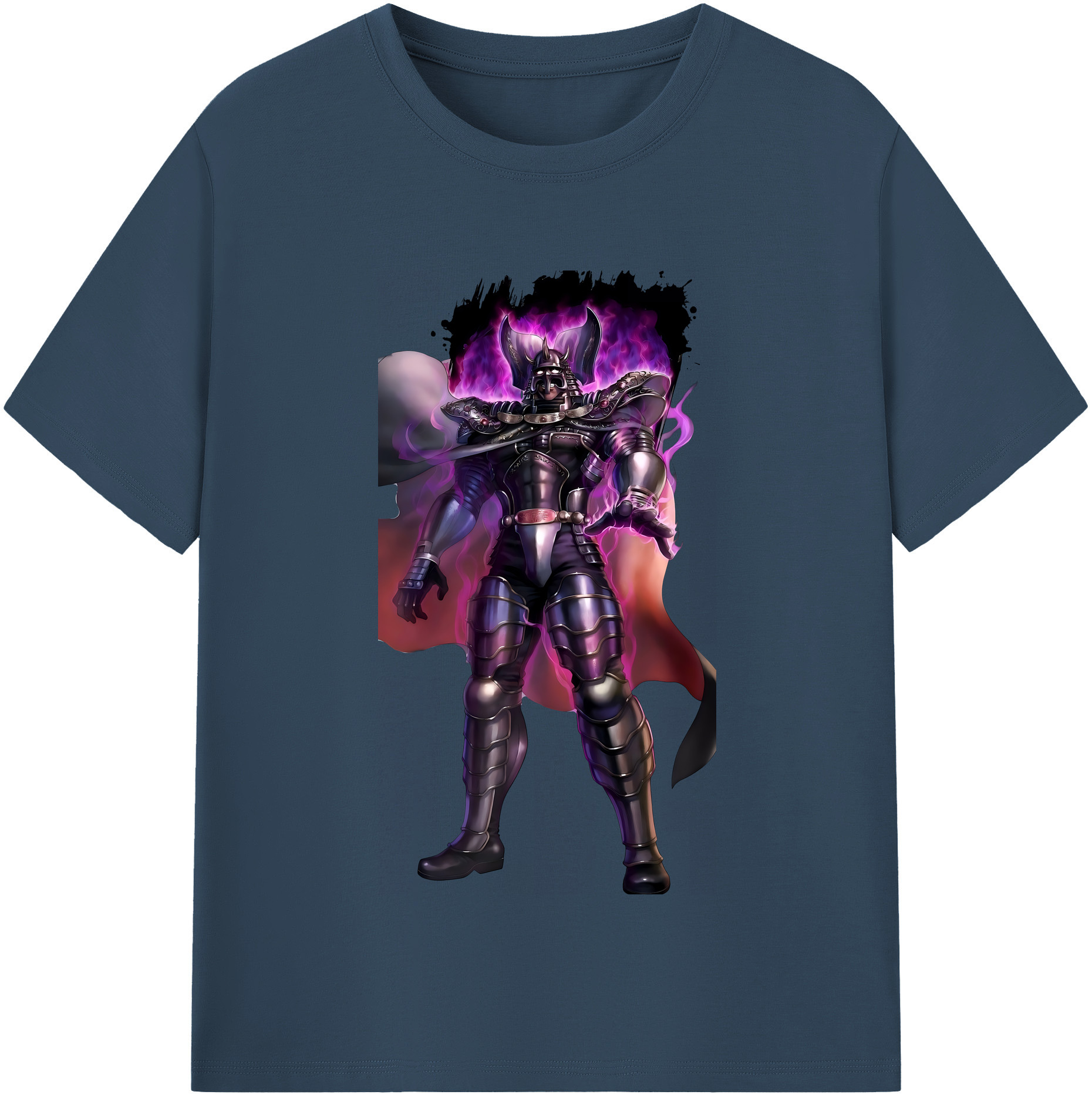 （画像用） 北斗の拳 Fist of the North Star 綿100％半袖Tシャツ（フロントプリント）