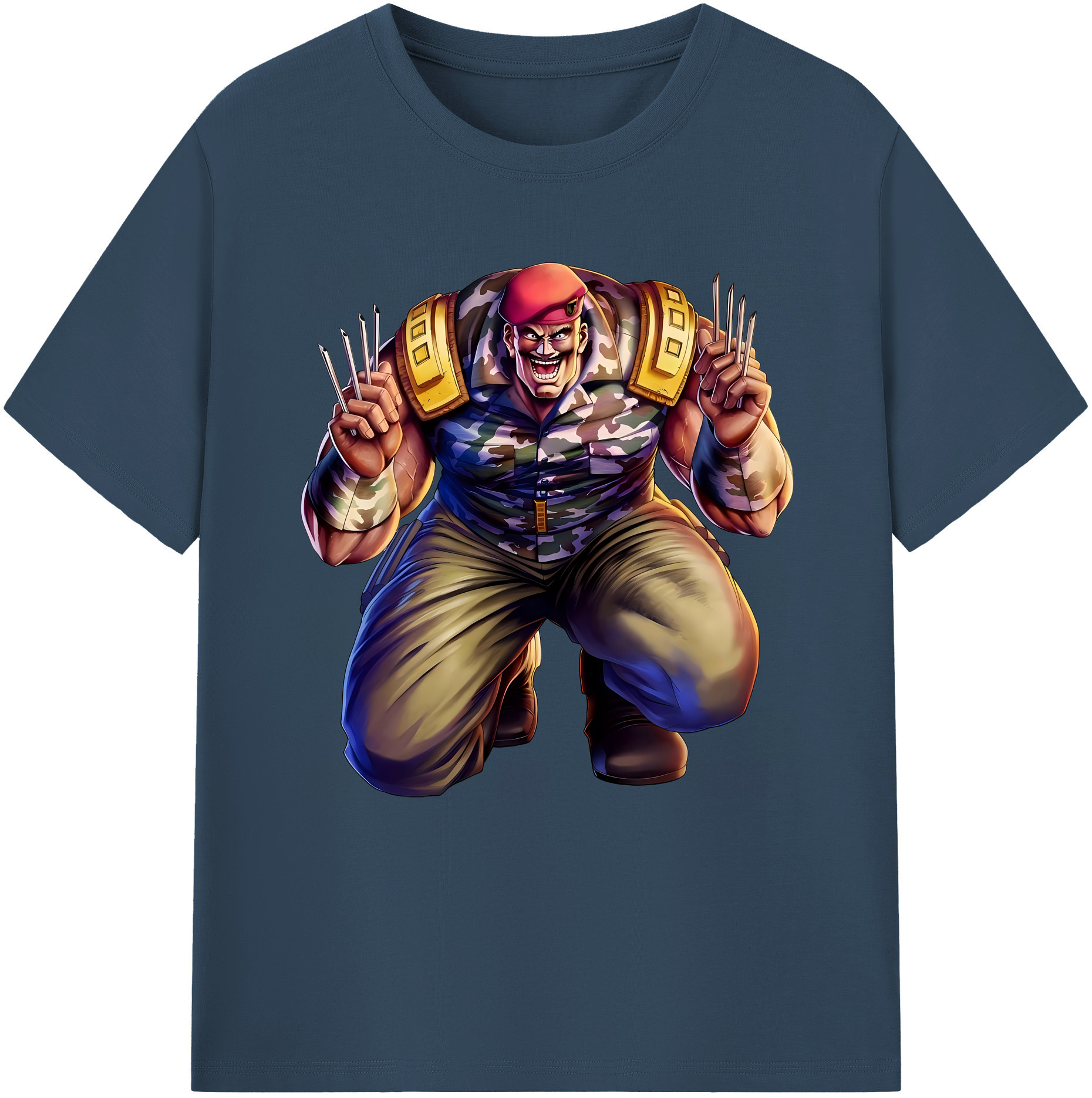 （画像用） 北斗の拳 Fist of the North Star 綿100％半袖Tシャツ（フロントプリント）