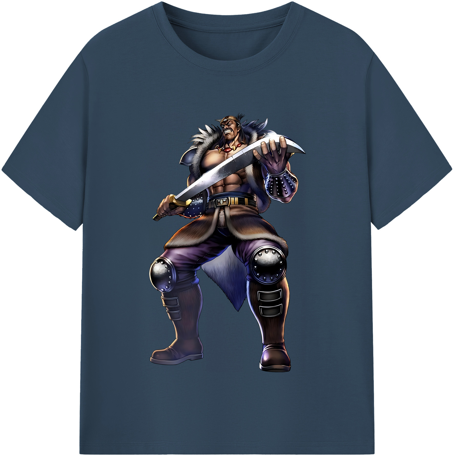 （画像用） 北斗の拳 Fist of the North Star 綿100％半袖Tシャツ（フロントプリント）