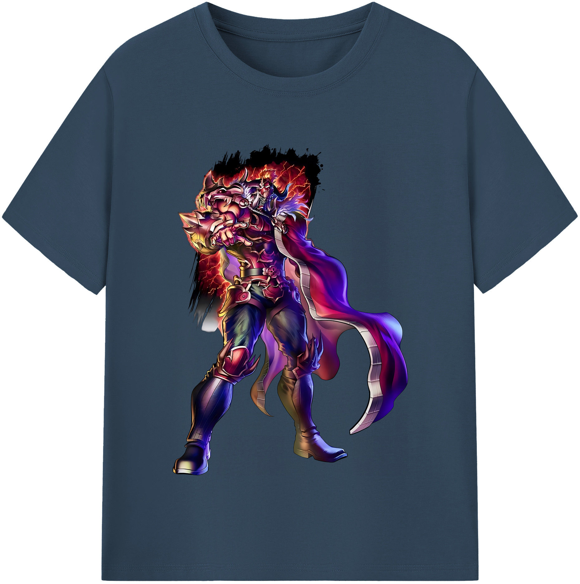 （画像用） 北斗の拳 Fist of the North Star 綿100％半袖Tシャツ（フロントプリント）