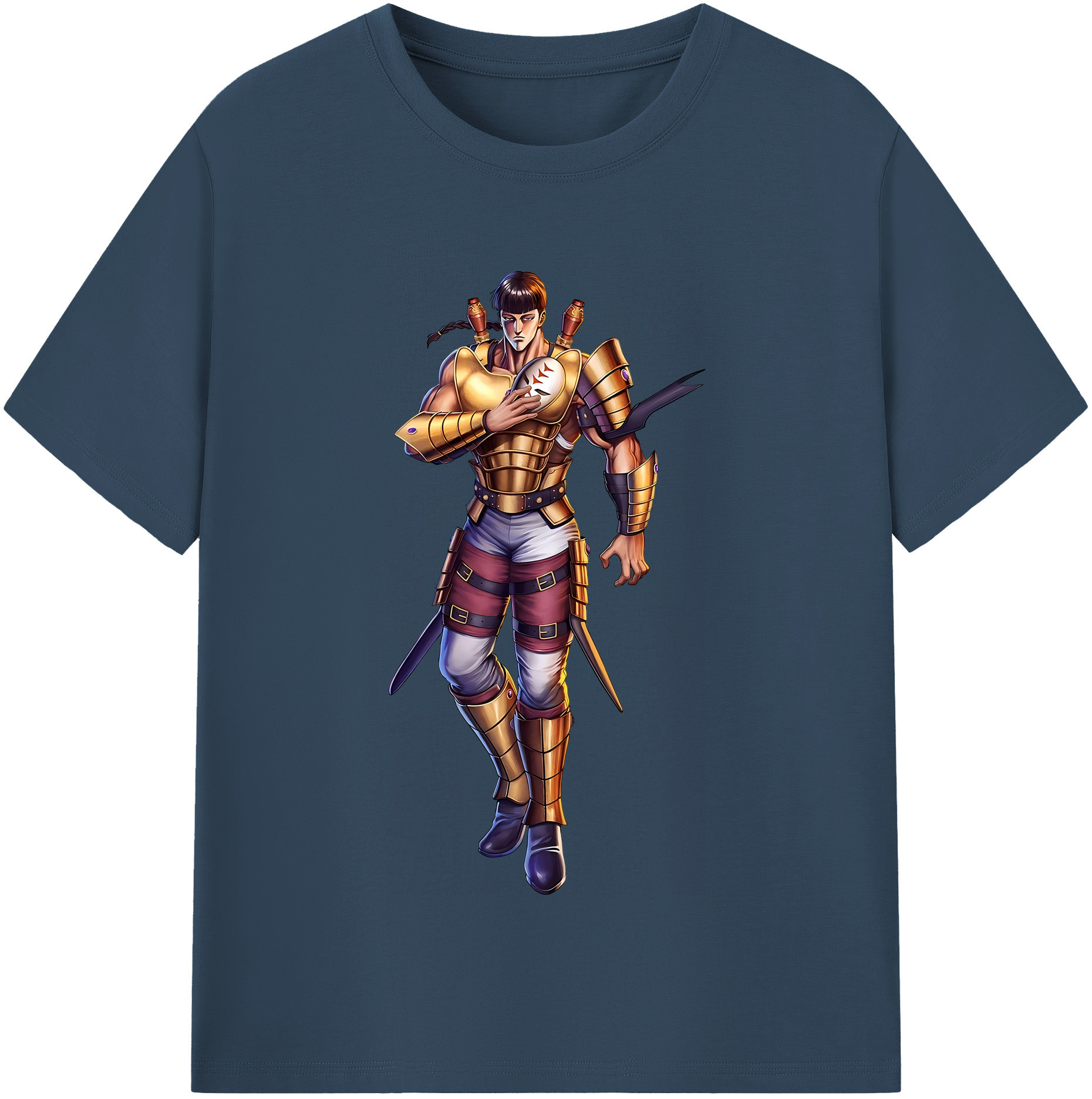 （画像用） 北斗の拳 Fist of the North Star 綿100％半袖Tシャツ（フロントプリント）