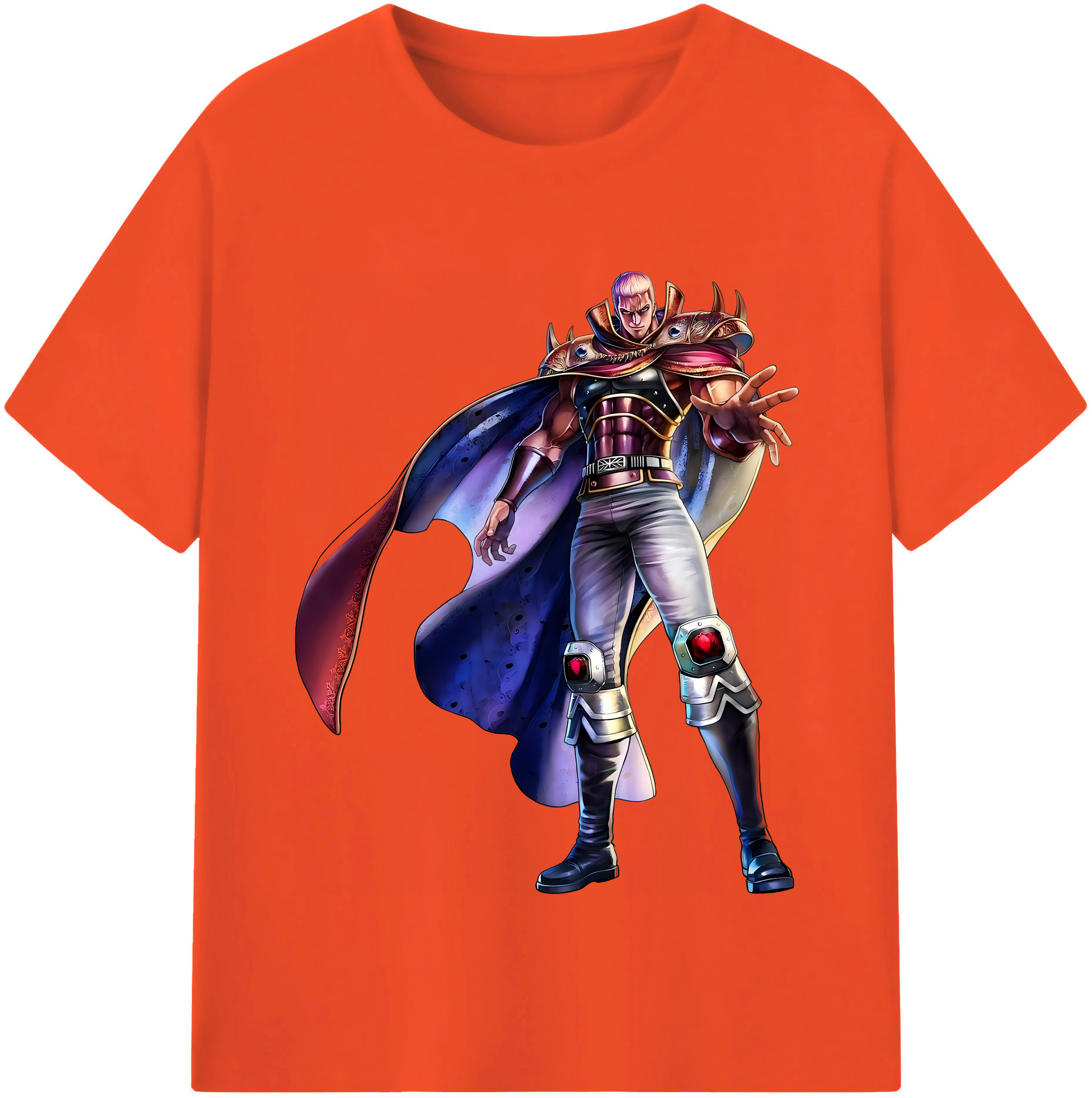 （画像用） 北斗の拳 Fist of the North Star 綿100％半袖Tシャツ（フロントプリント）
