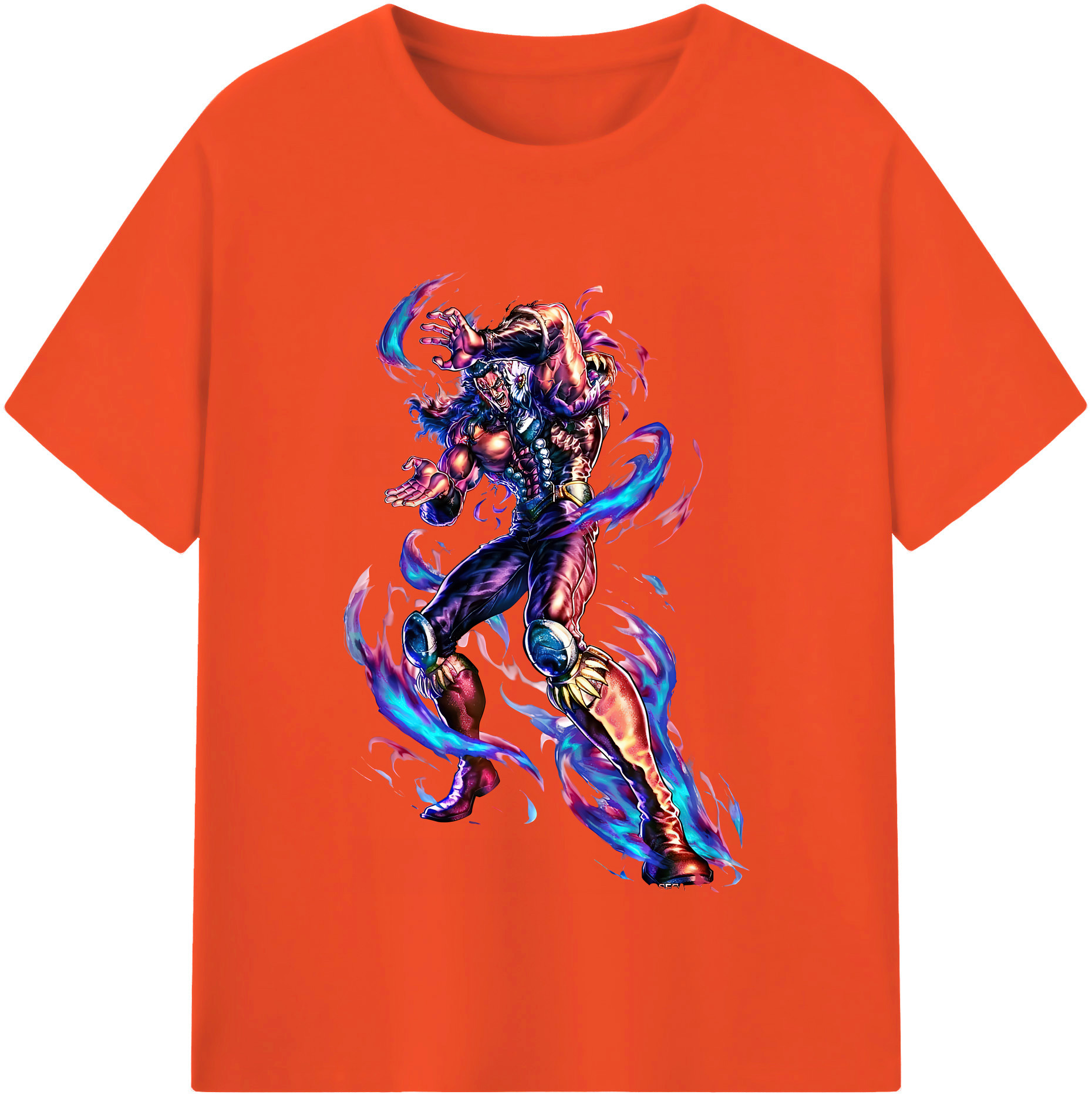 （画像用） 北斗の拳 Fist of the North Star 綿100％半袖Tシャツ（フロントプリント）