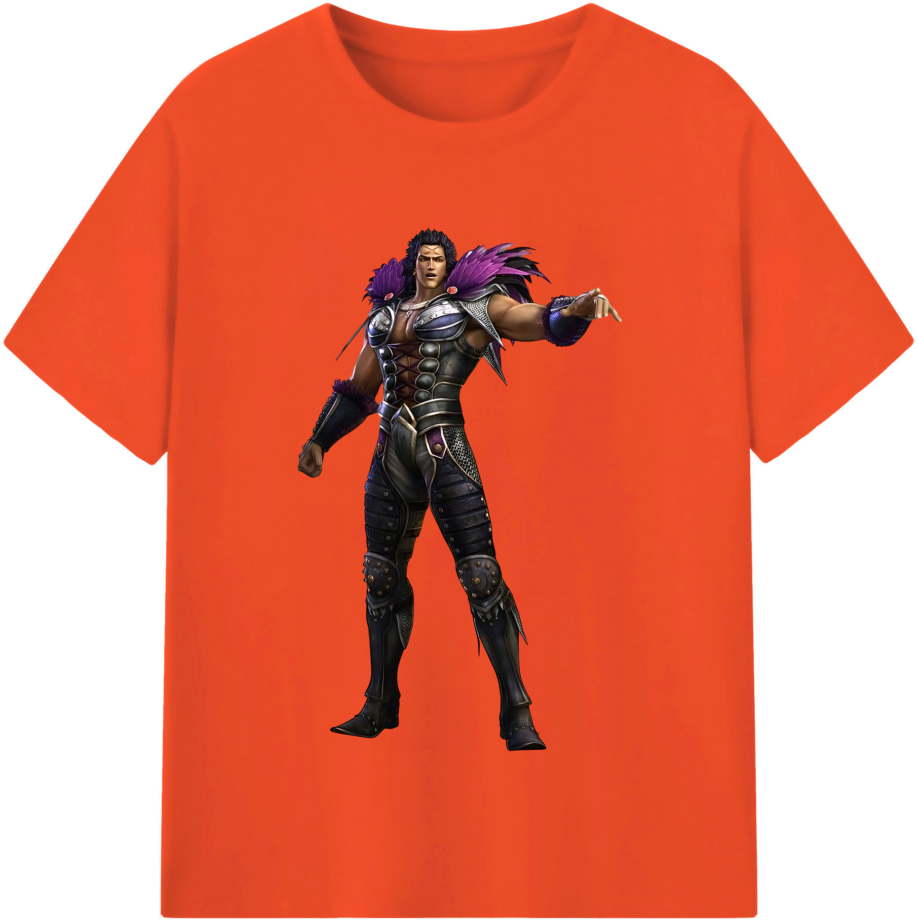 （画像用） 北斗の拳 Fist of the North Star 綿100％半袖Tシャツ（フロントプリント）