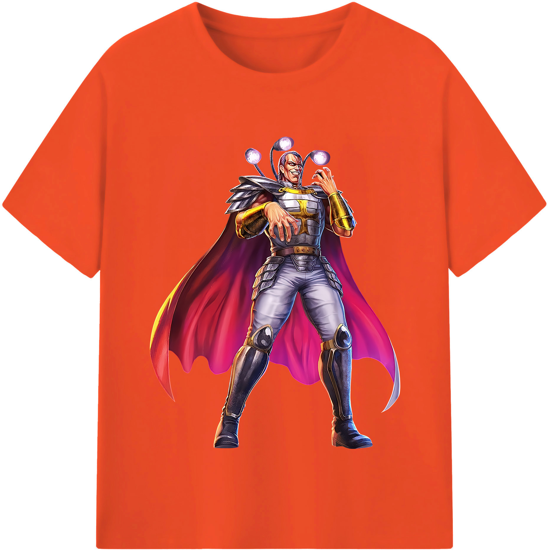 （画像用） 北斗の拳 Fist of the North Star 綿100％半袖Tシャツ（フロントプリント）