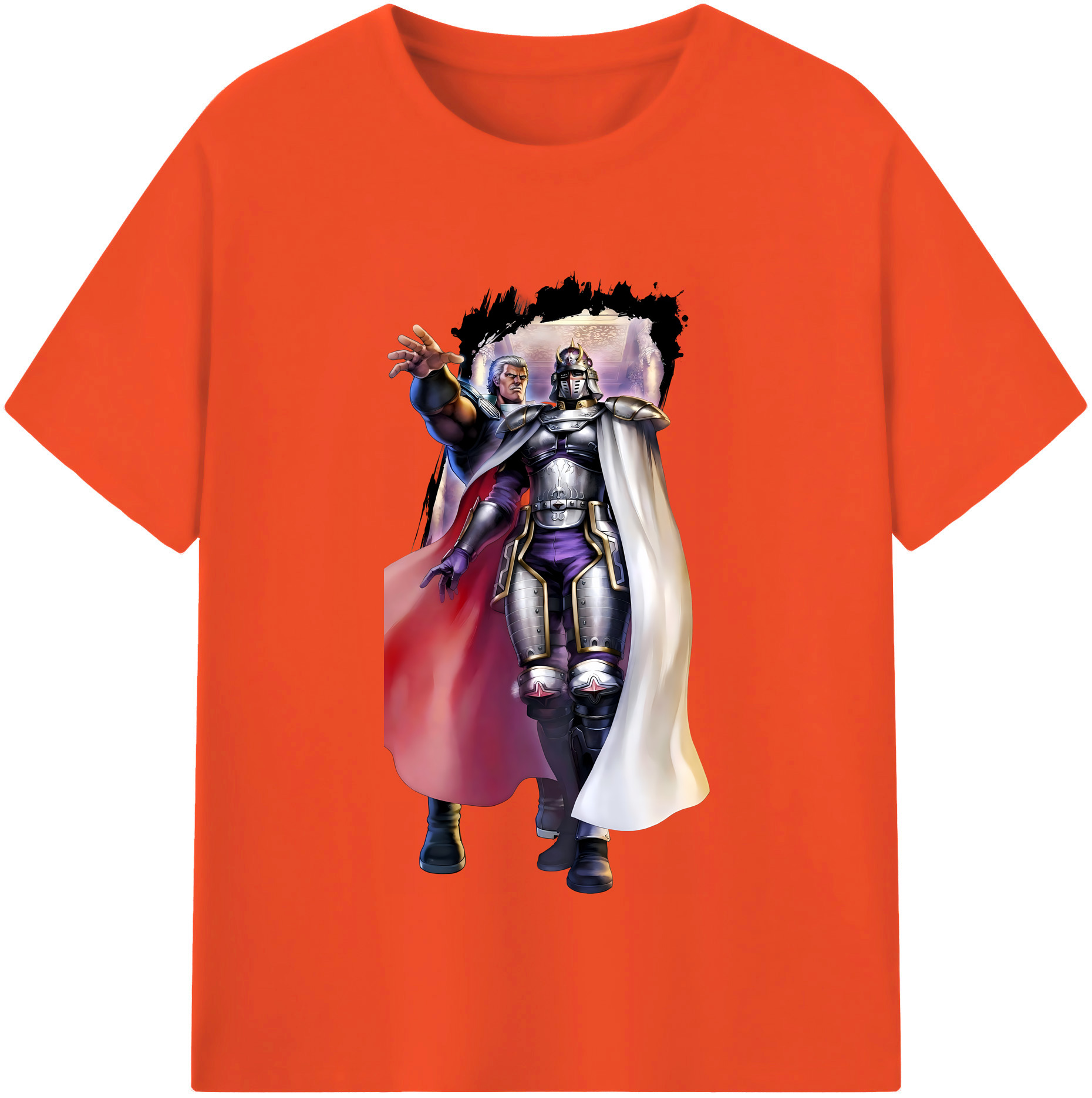 （画像用） 北斗の拳 Fist of the North Star 綿100％半袖Tシャツ（フロントプリント）