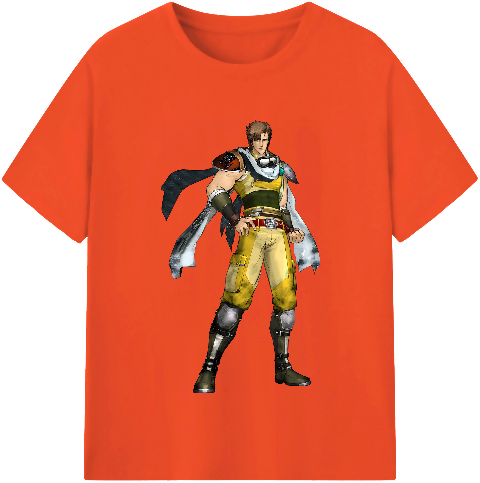 （画像用） 北斗の拳 Fist of the North Star 綿100％半袖Tシャツ（フロントプリント）