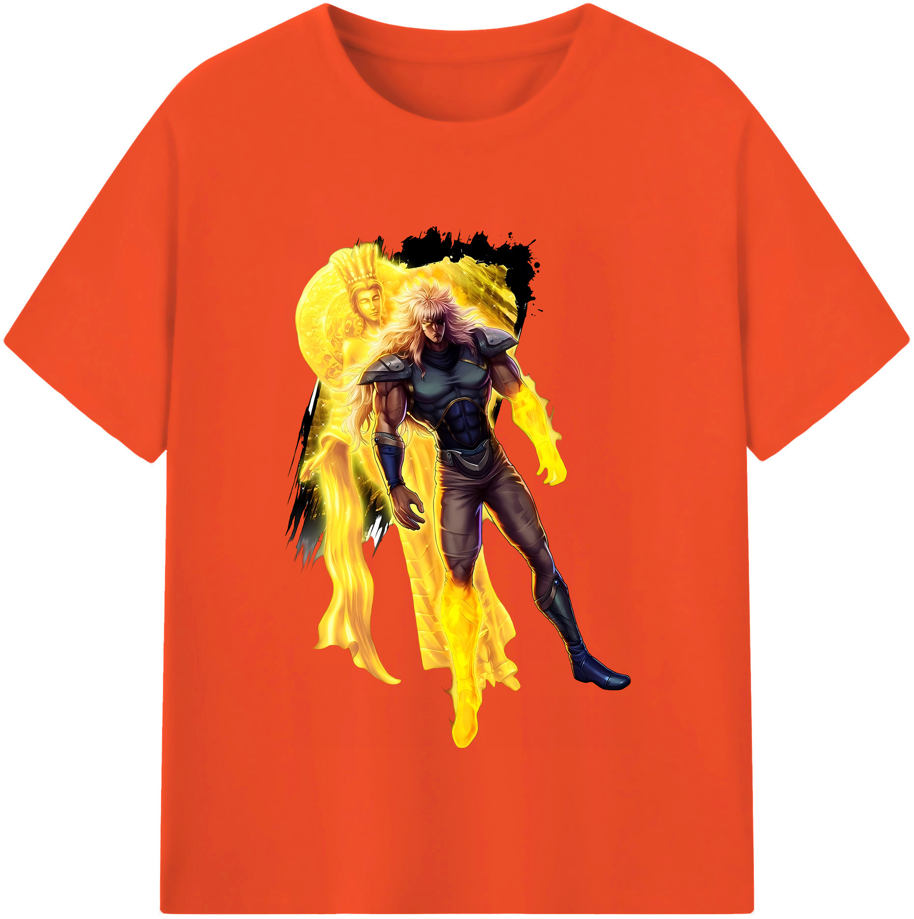 （画像用） 北斗の拳 Fist of the North Star 綿100％半袖Tシャツ（フロントプリント）