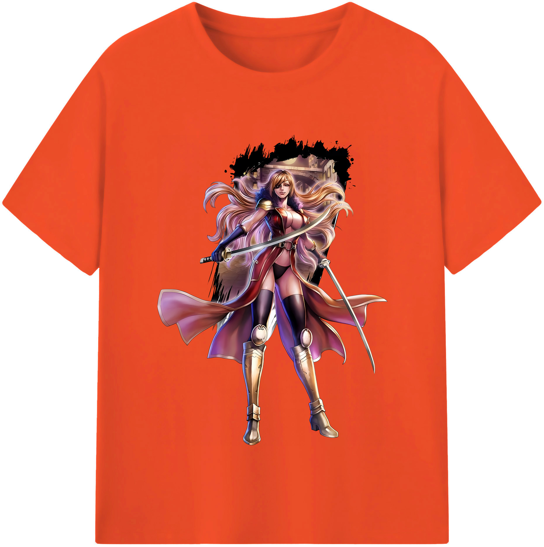 （画像用） 北斗の拳 Fist of the North Star 綿100％半袖Tシャツ（フロントプリント）