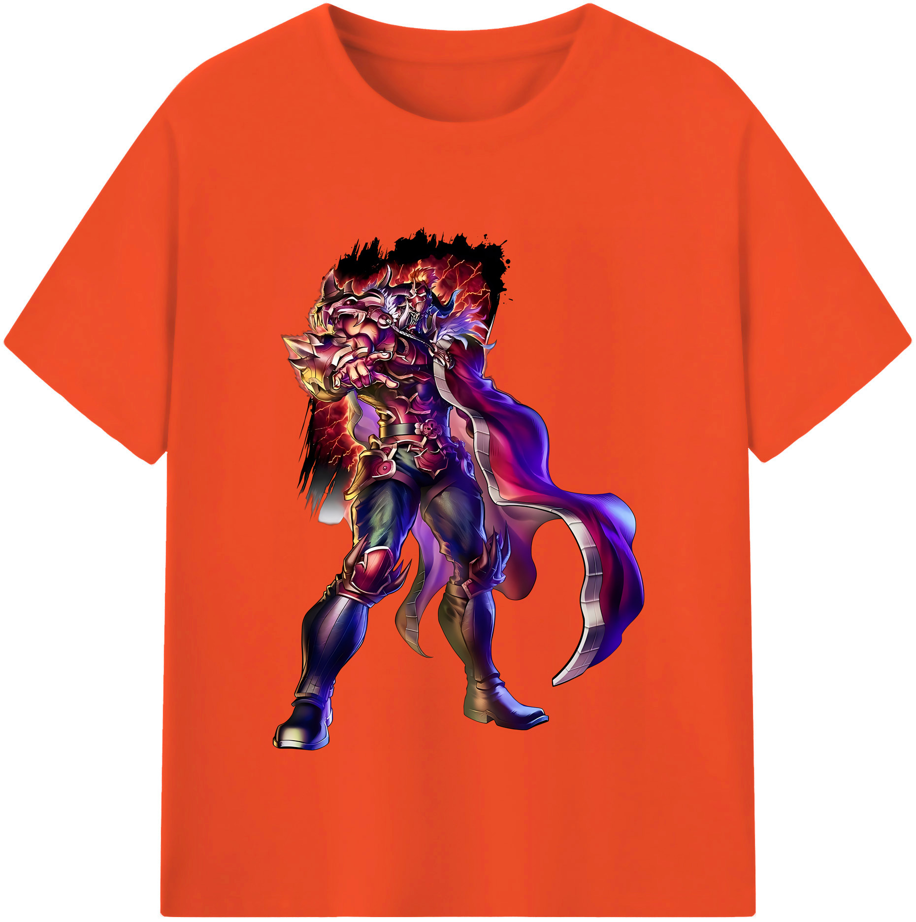 （画像用） 北斗の拳 Fist of the North Star 綿100％半袖Tシャツ（フロントプリント）