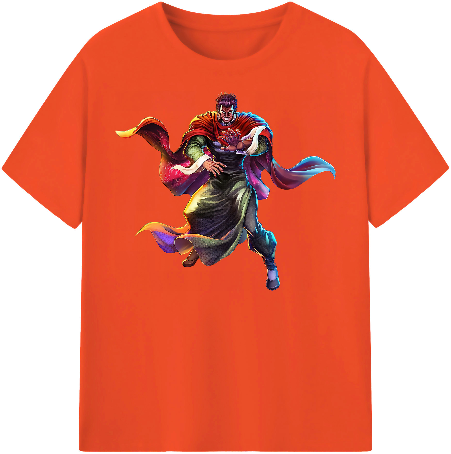 （画像用） 北斗の拳 Fist of the North Star 綿100％半袖Tシャツ（フロントプリント）