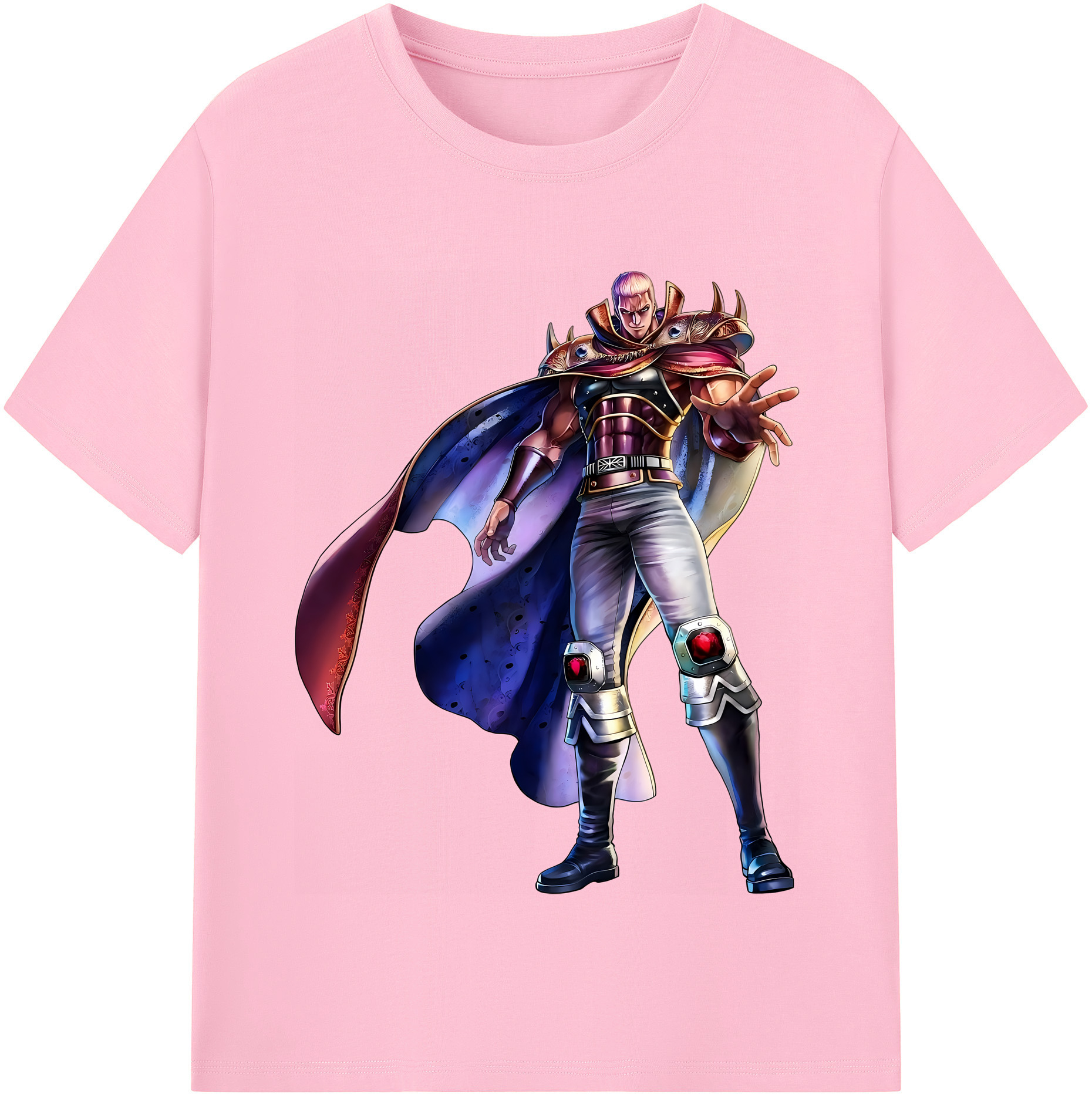 （画像用） 北斗の拳 Fist of the North Star 綿100％半袖Tシャツ（フロントプリント）