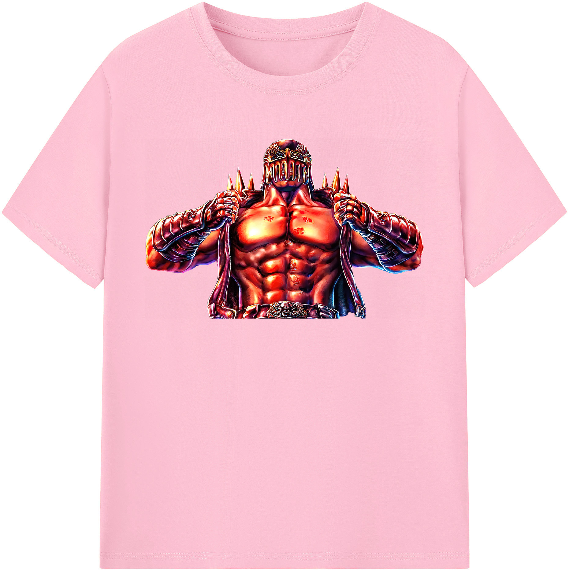 （画像用） 北斗の拳 Fist of the North Star 綿100％半袖Tシャツ（フロントプリント）
