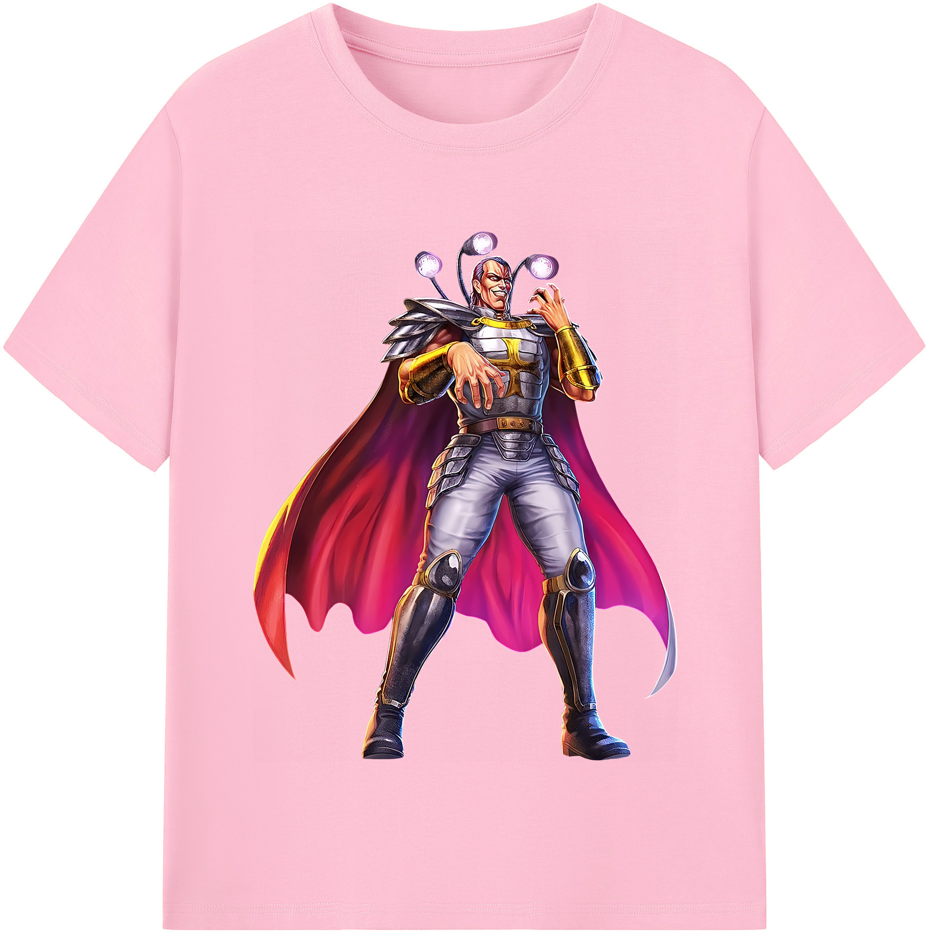 （画像用） 北斗の拳 Fist of the North Star 綿100％半袖Tシャツ（フロントプリント）