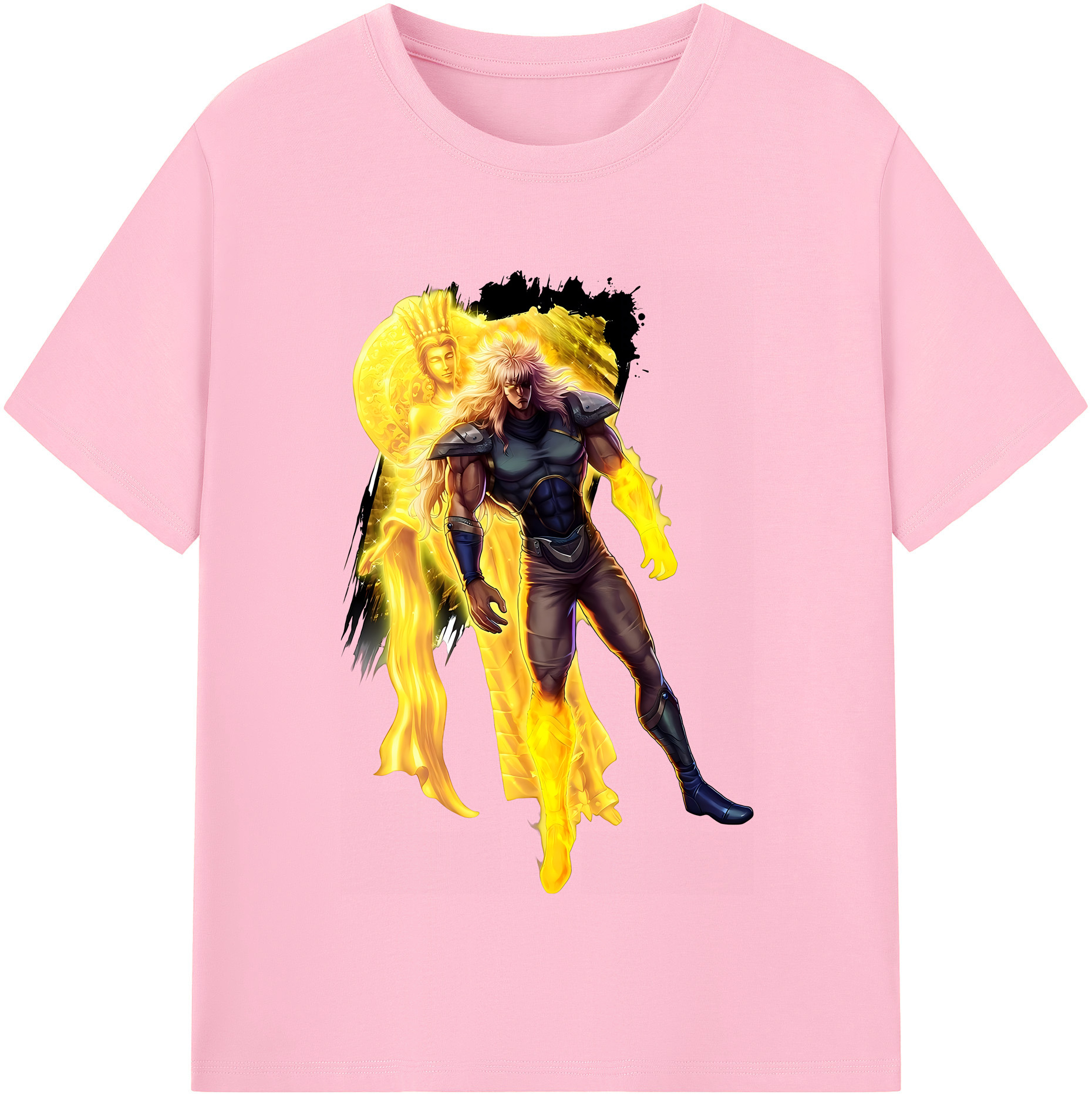 （画像用） 北斗の拳 Fist of the North Star 綿100％半袖Tシャツ（フロントプリント）