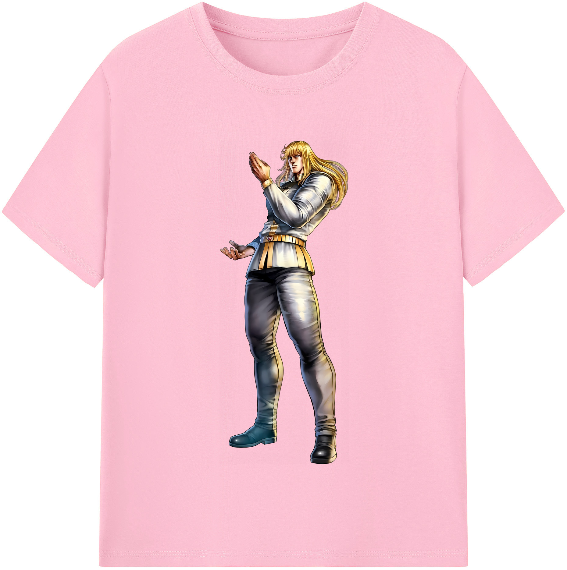 （画像用） 北斗の拳 Fist of the North Star 綿100％半袖Tシャツ（フロントプリント）