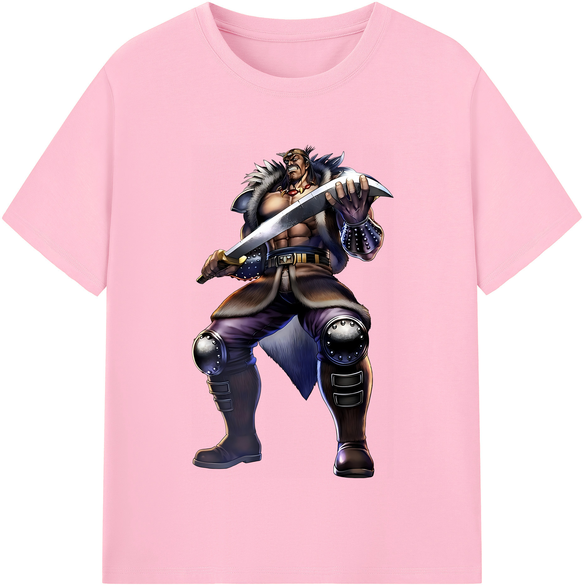 （画像用） 北斗の拳 Fist of the North Star 綿100％半袖Tシャツ（フロントプリント）