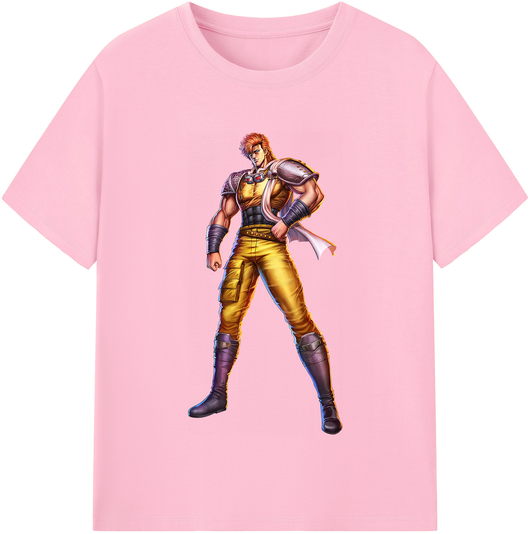 （画像用） 北斗の拳 Fist of the North Star 綿100％半袖Tシャツ（フロントプリント）