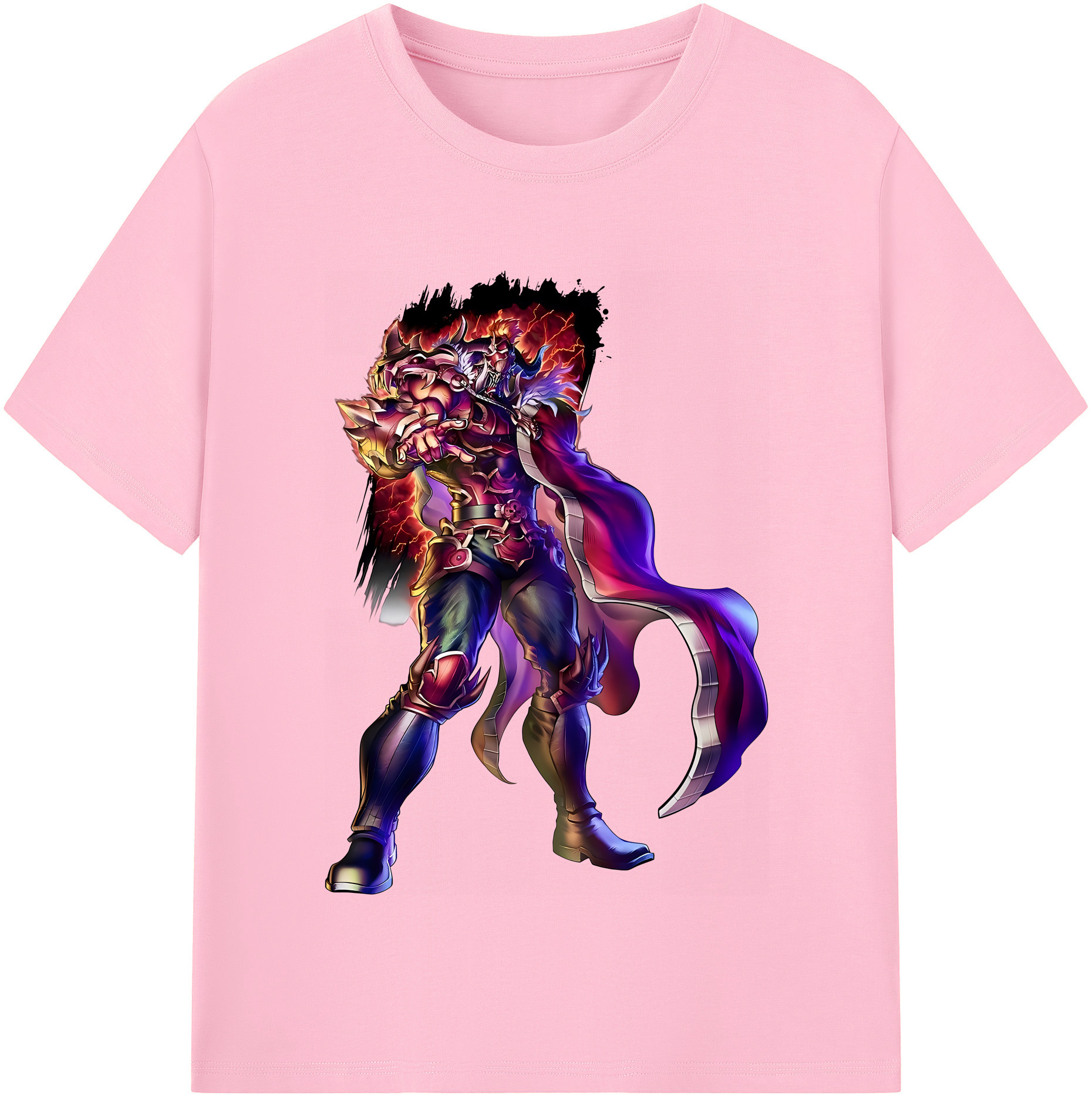 （画像用） 北斗の拳 Fist of the North Star 綿100％半袖Tシャツ（フロントプリント）
